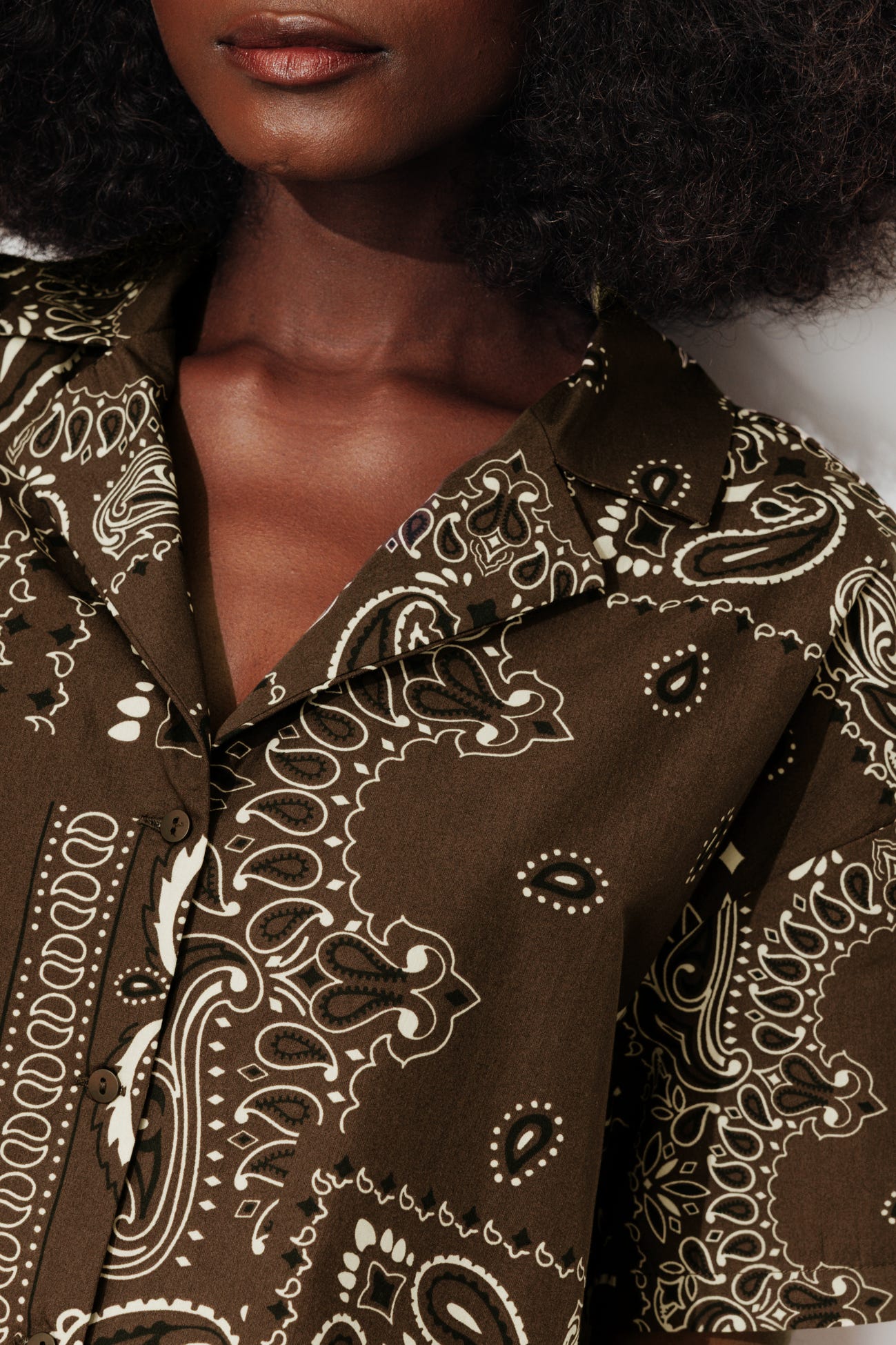 Chemise imprimée bandana Femme