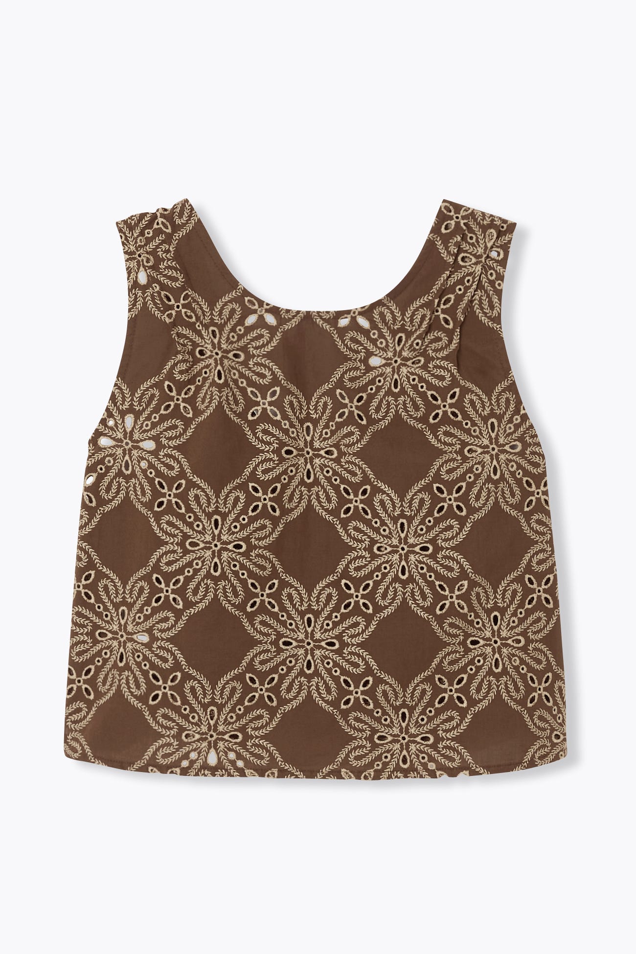 Top en broderie anglaise Femme