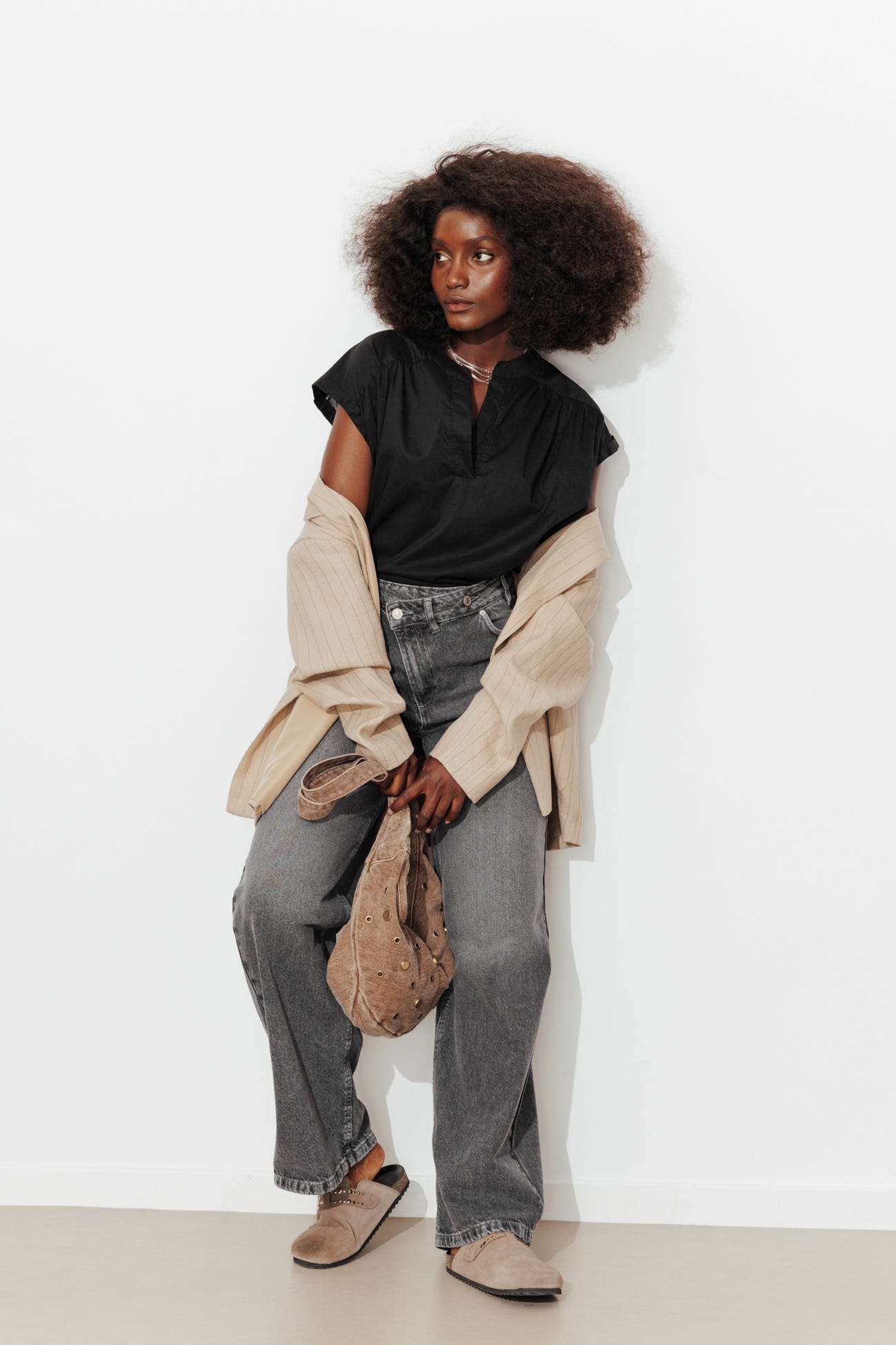 Blouse en cotonnade Femme