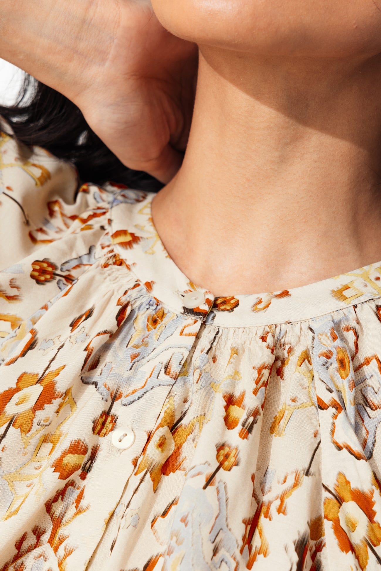 Chemise oversize imprimée