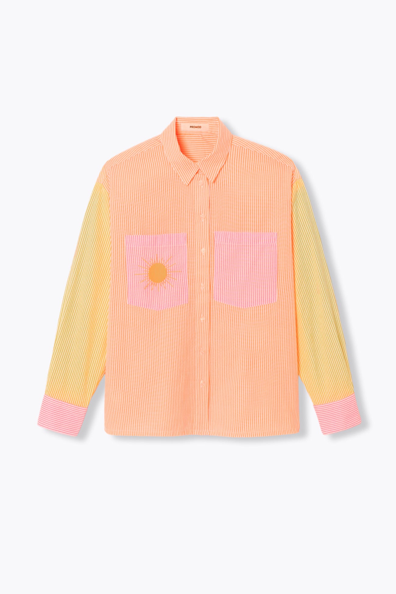 Chemise rayée oversize Femme