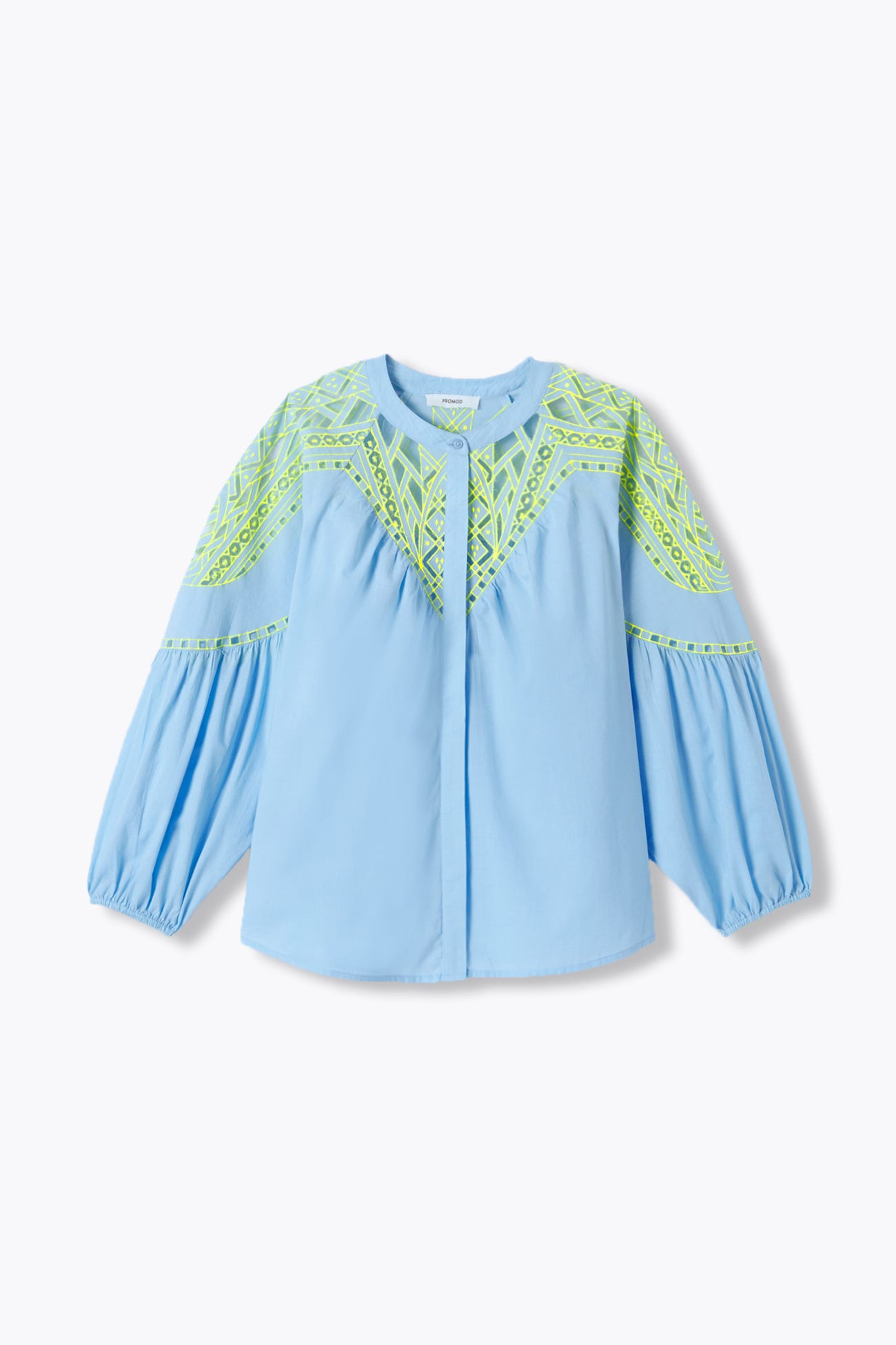 Blusa de algodón bordada