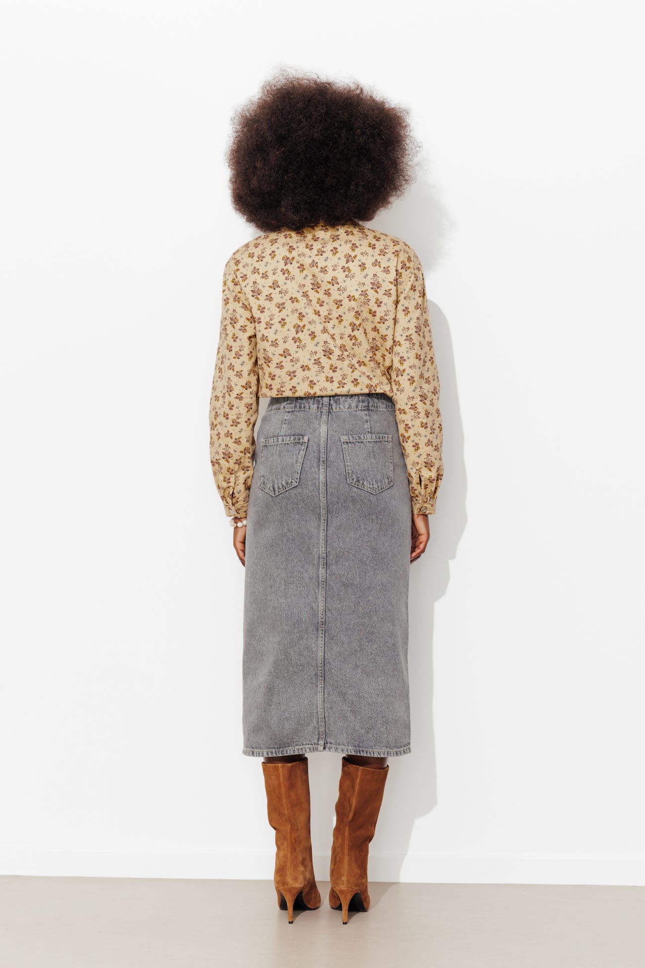 Surchemise vareuse fleurie