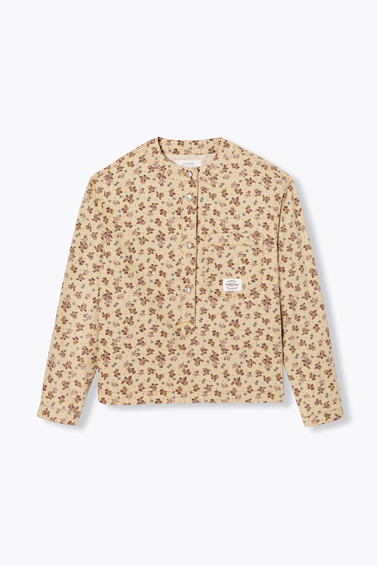Surchemise vareuse fleurie