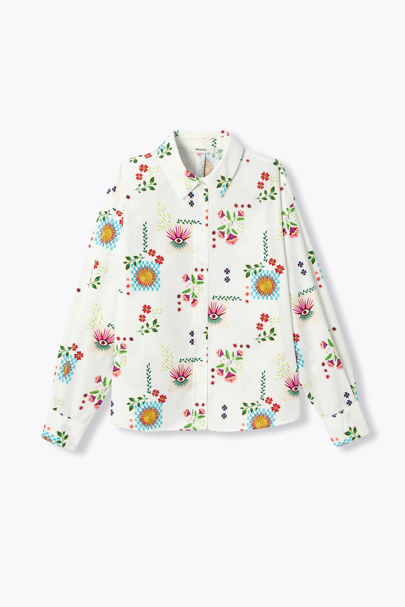 Chemise imprimée en coton