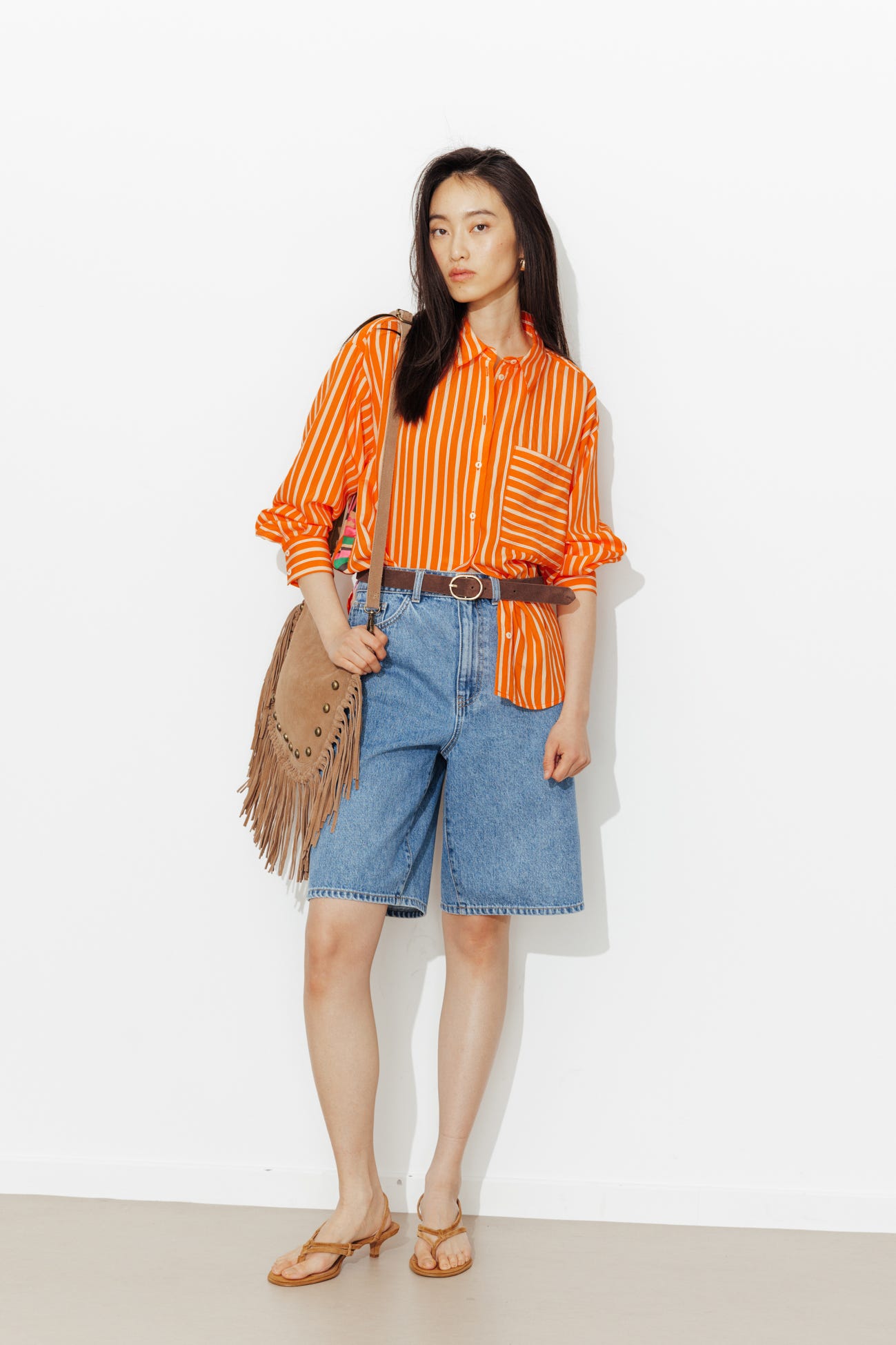 Camisa oversize de rayas