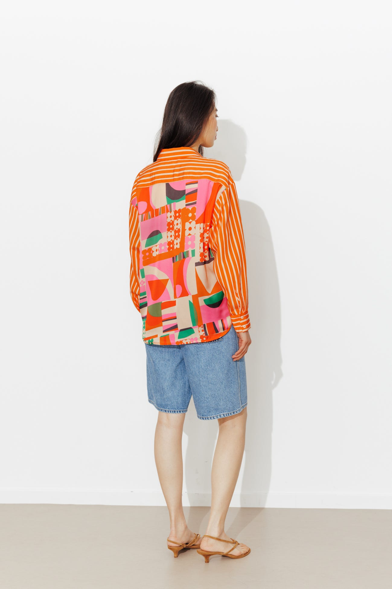 Camisa oversize de rayas