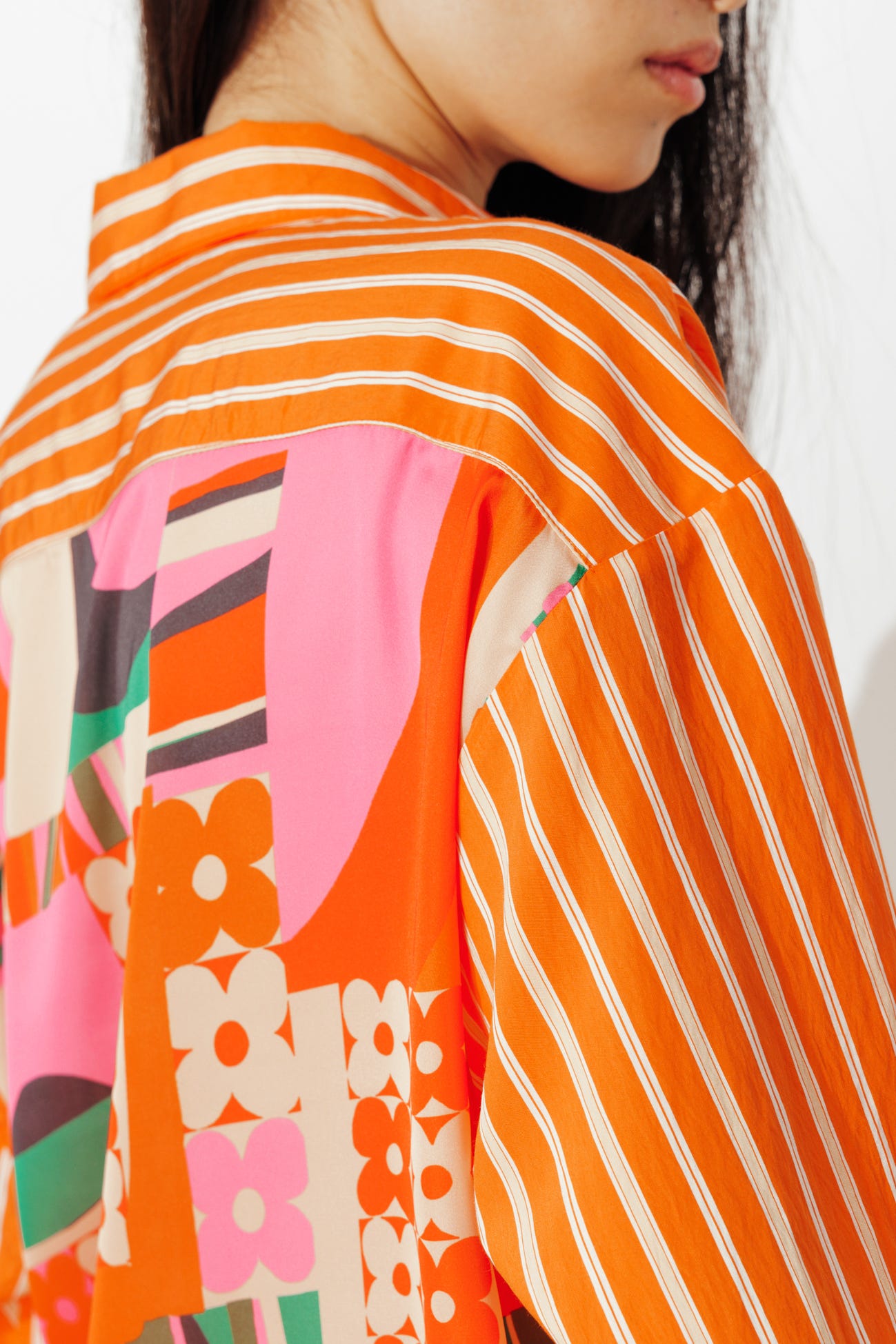 Camisa oversize de rayas