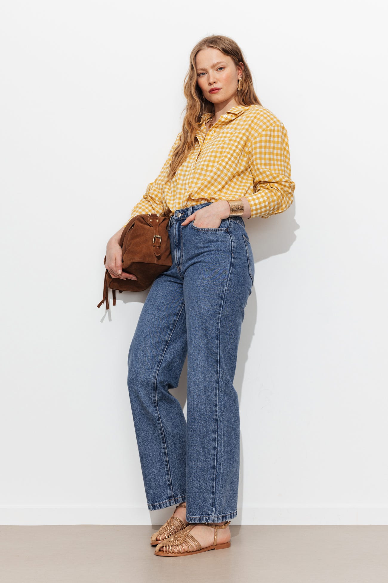 Camisa de cuadros vichy