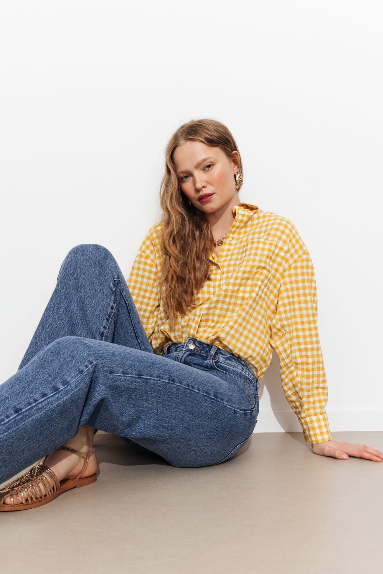 Camisa de cuadros vichy