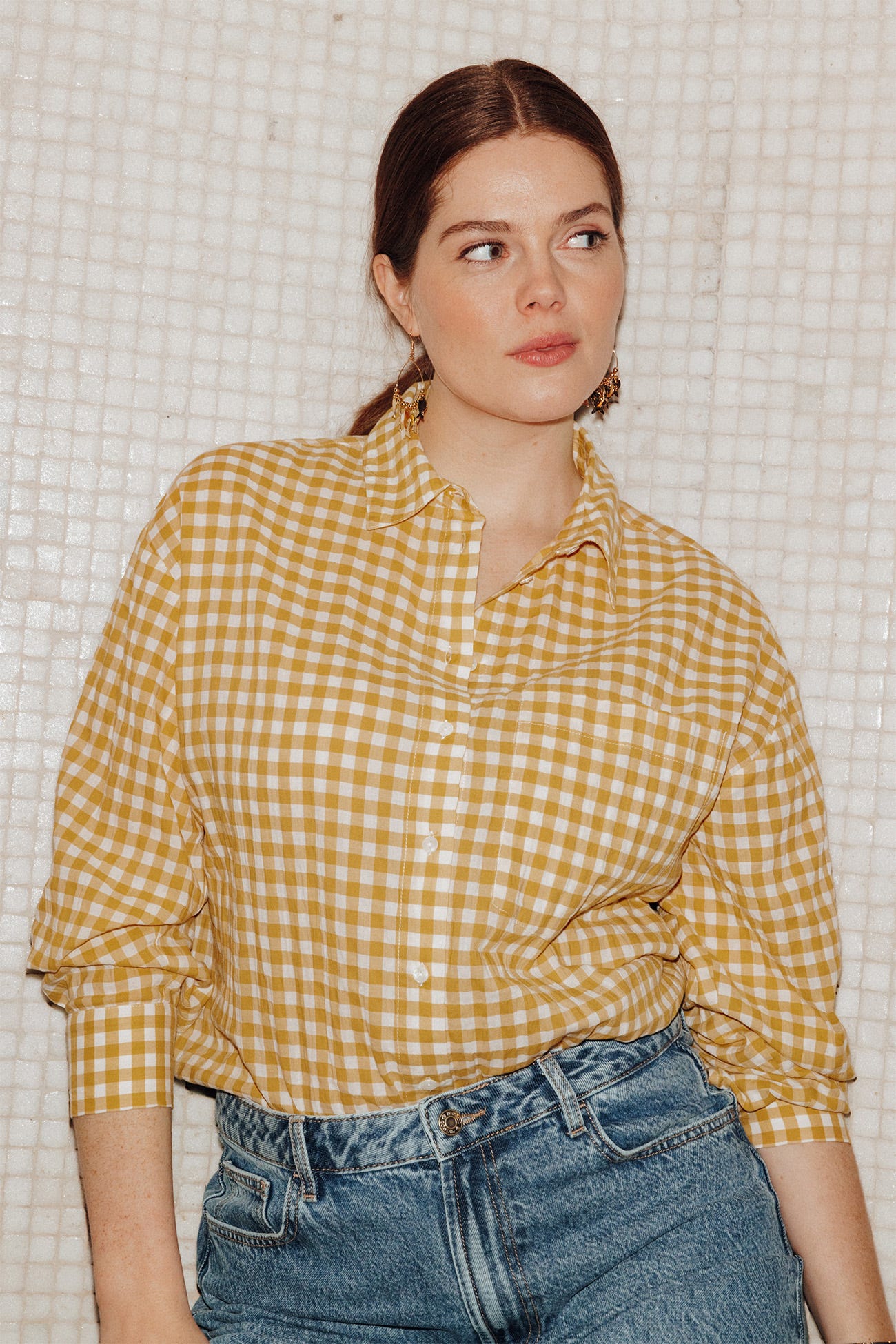 Camisa de cuadros vichy