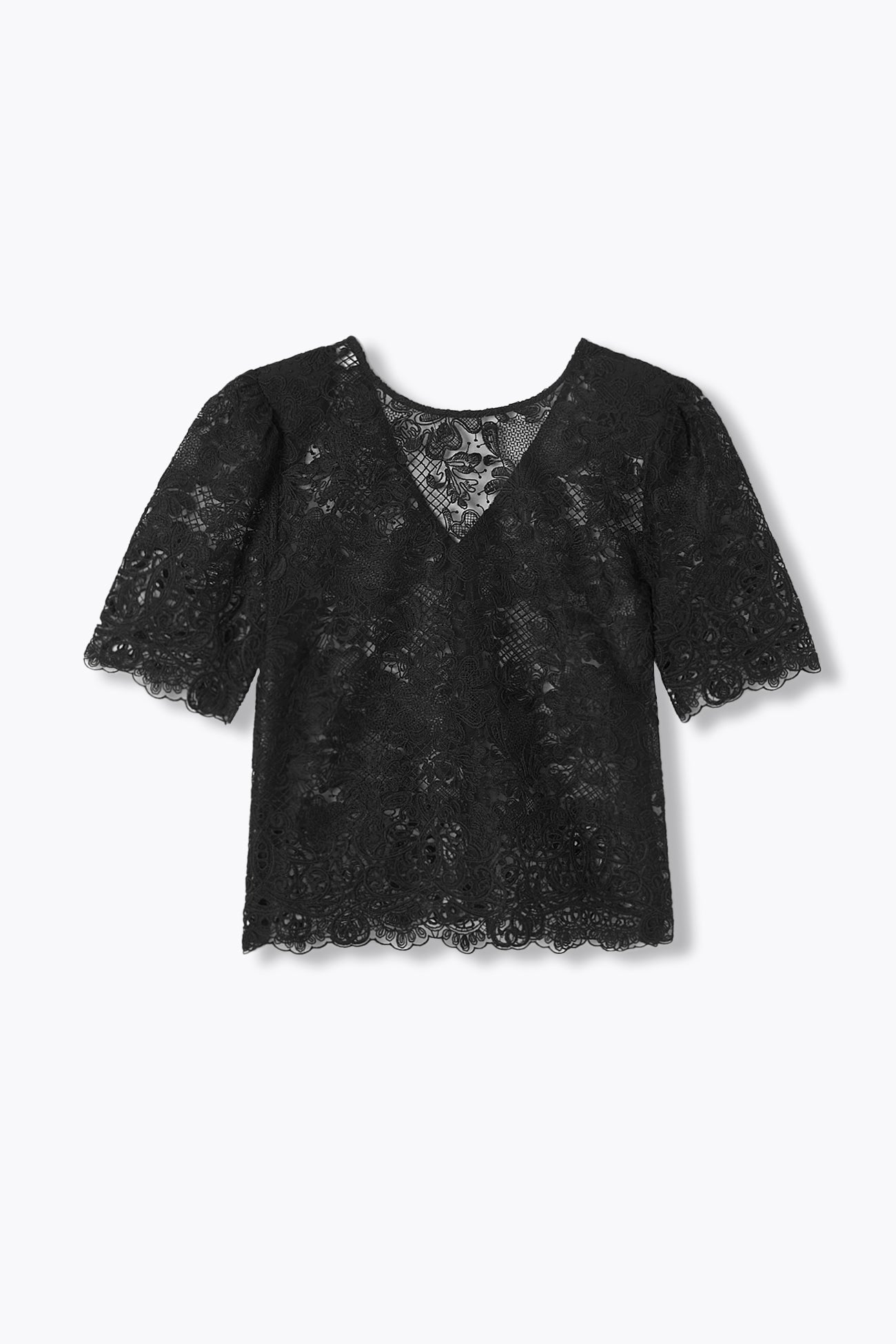 gypsohila GPB-502 Lace Shirt ブラック gypsohila GPB-502 Lace Shirt ブラック シャツ / ブラウス | gypsohila
