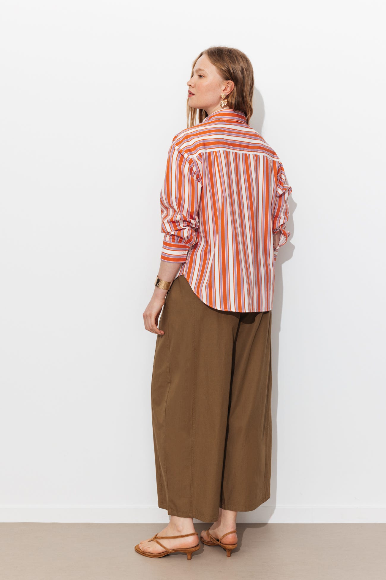 Camisa rayas plumeti flúor