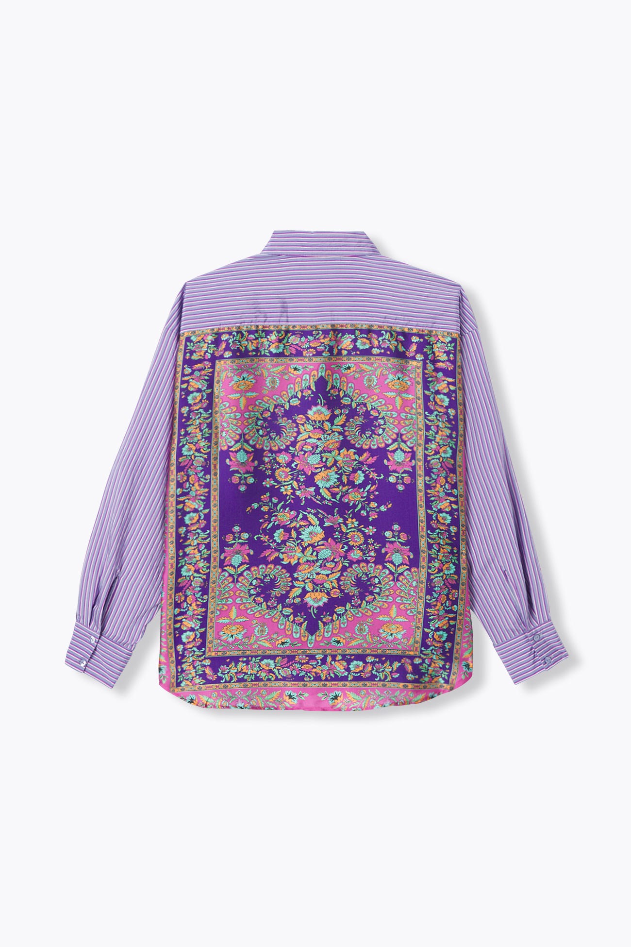 Chemise oversize rayée Femme