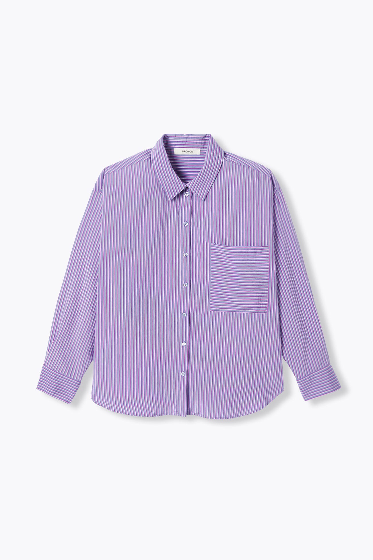 Chemise oversize rayée Femme