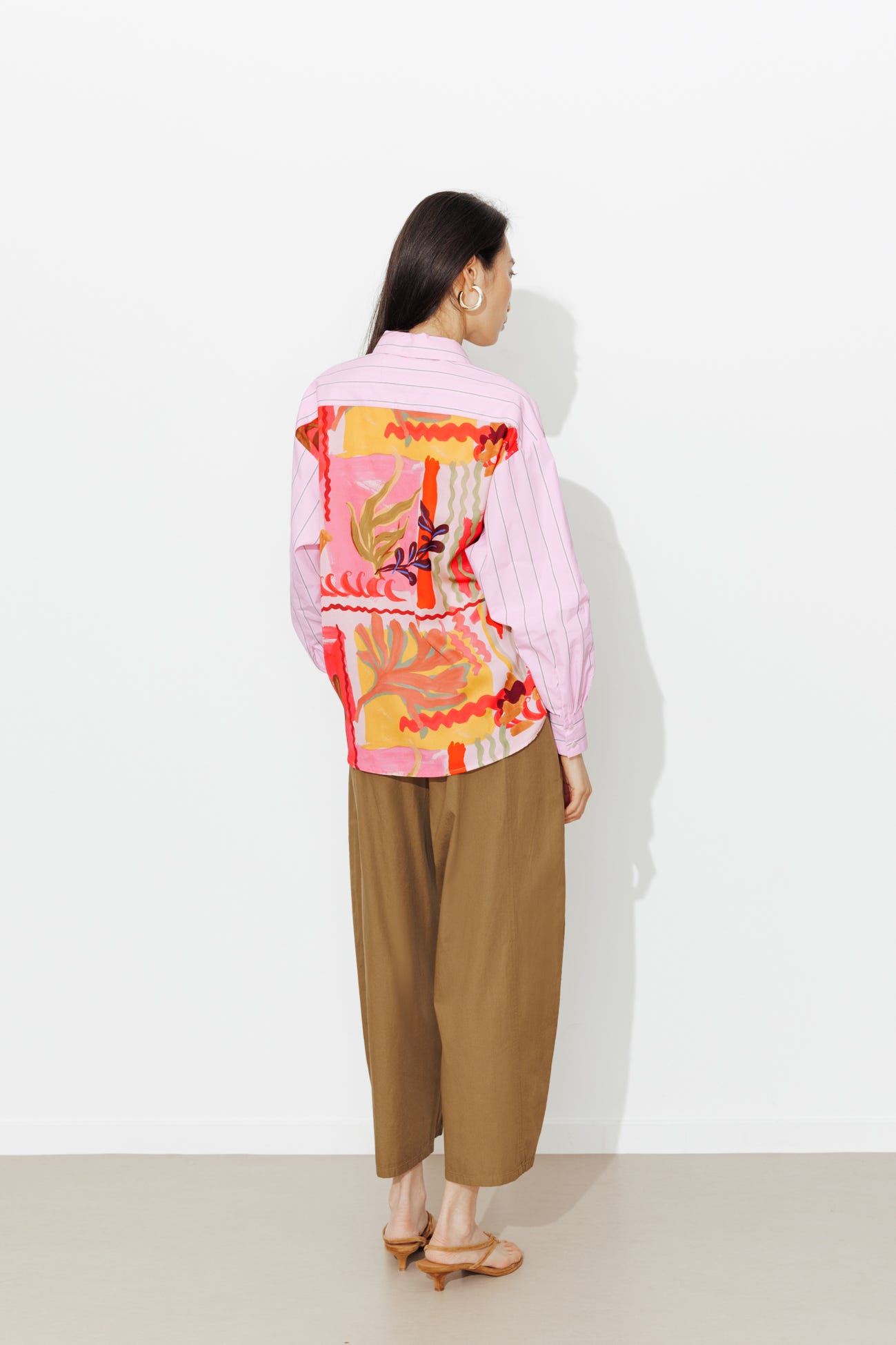 Camicia oversize a righe