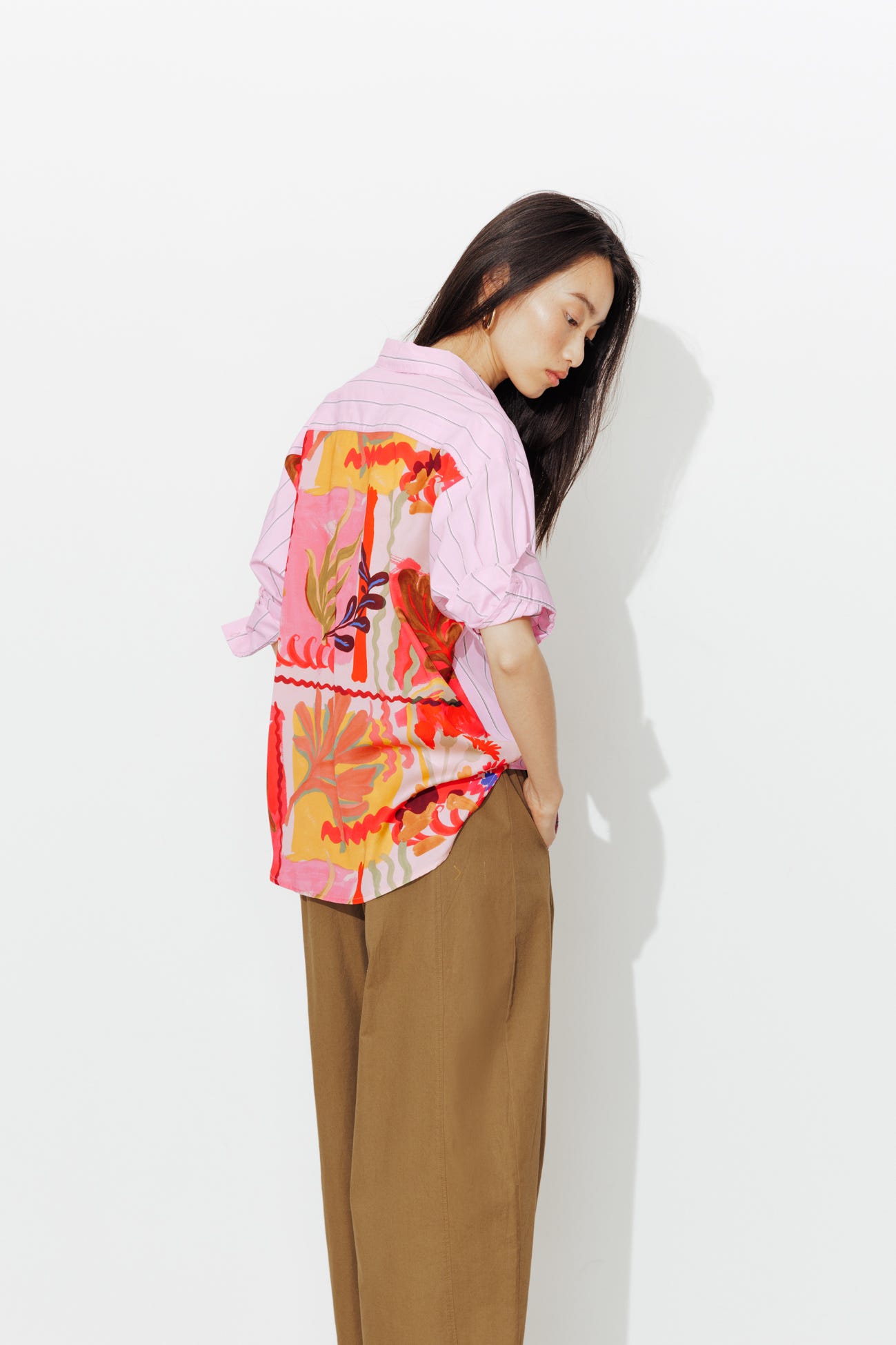 Camicia oversize a righe