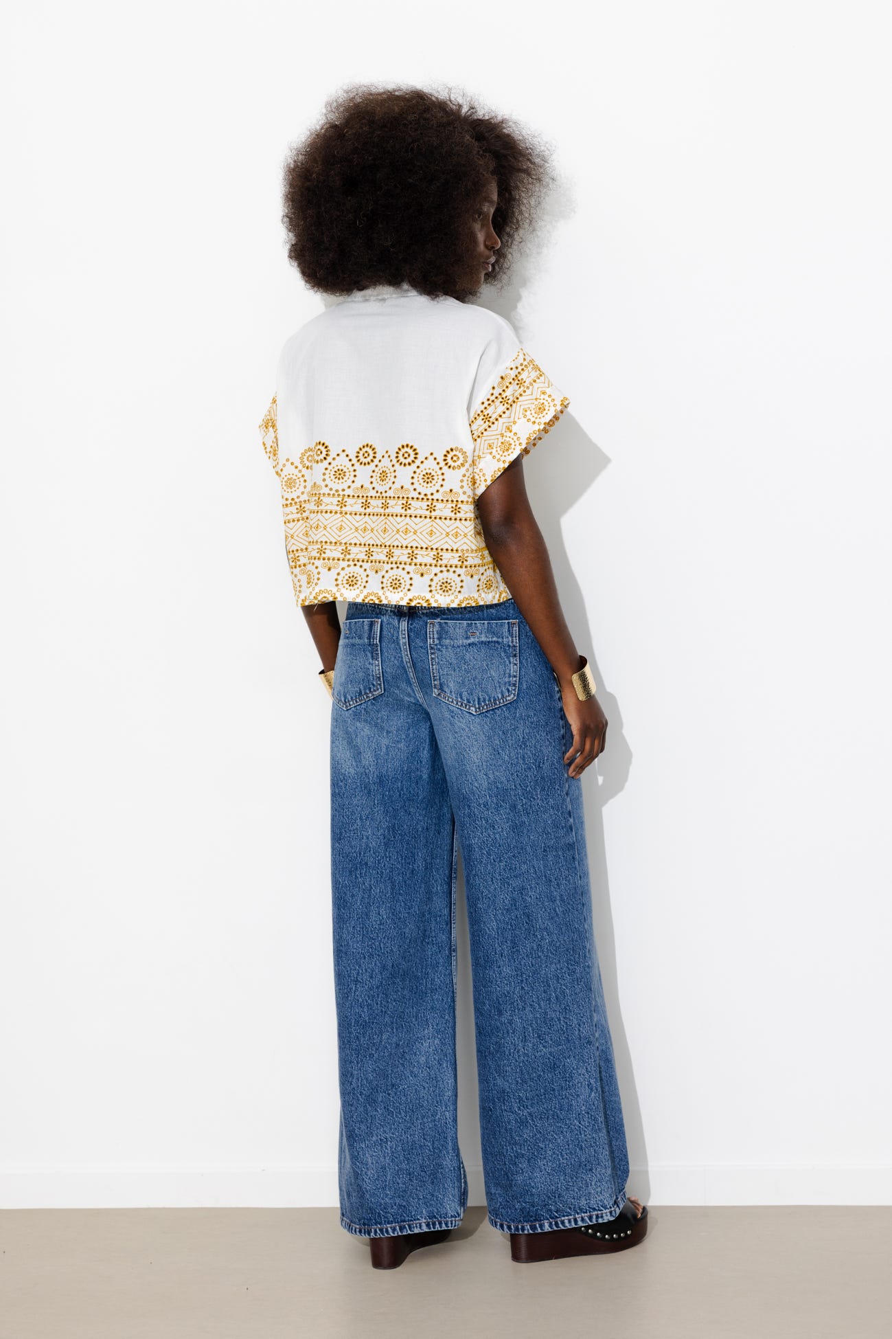 Broderie anglaise shirt 