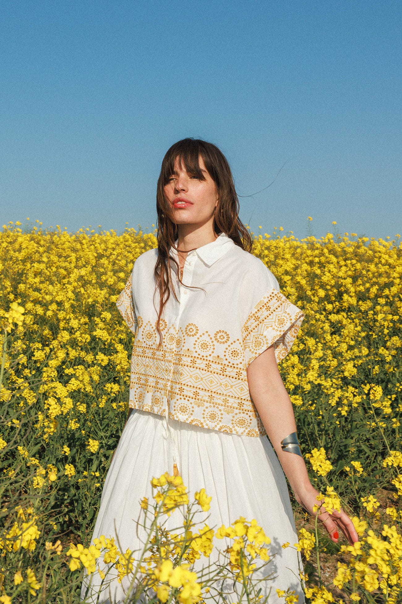 Broderie anglaise shirt 