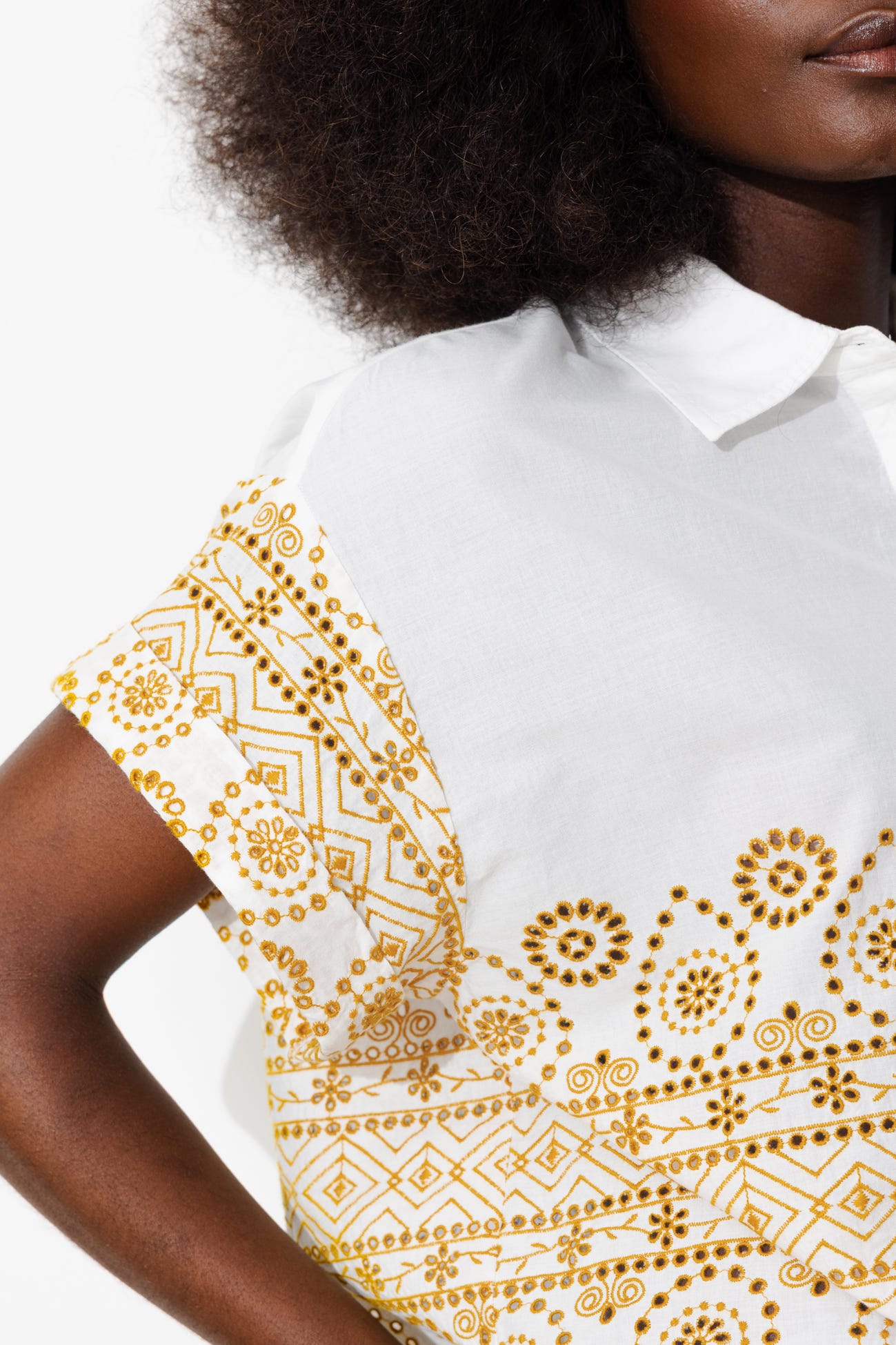Broderie anglaise shirt 