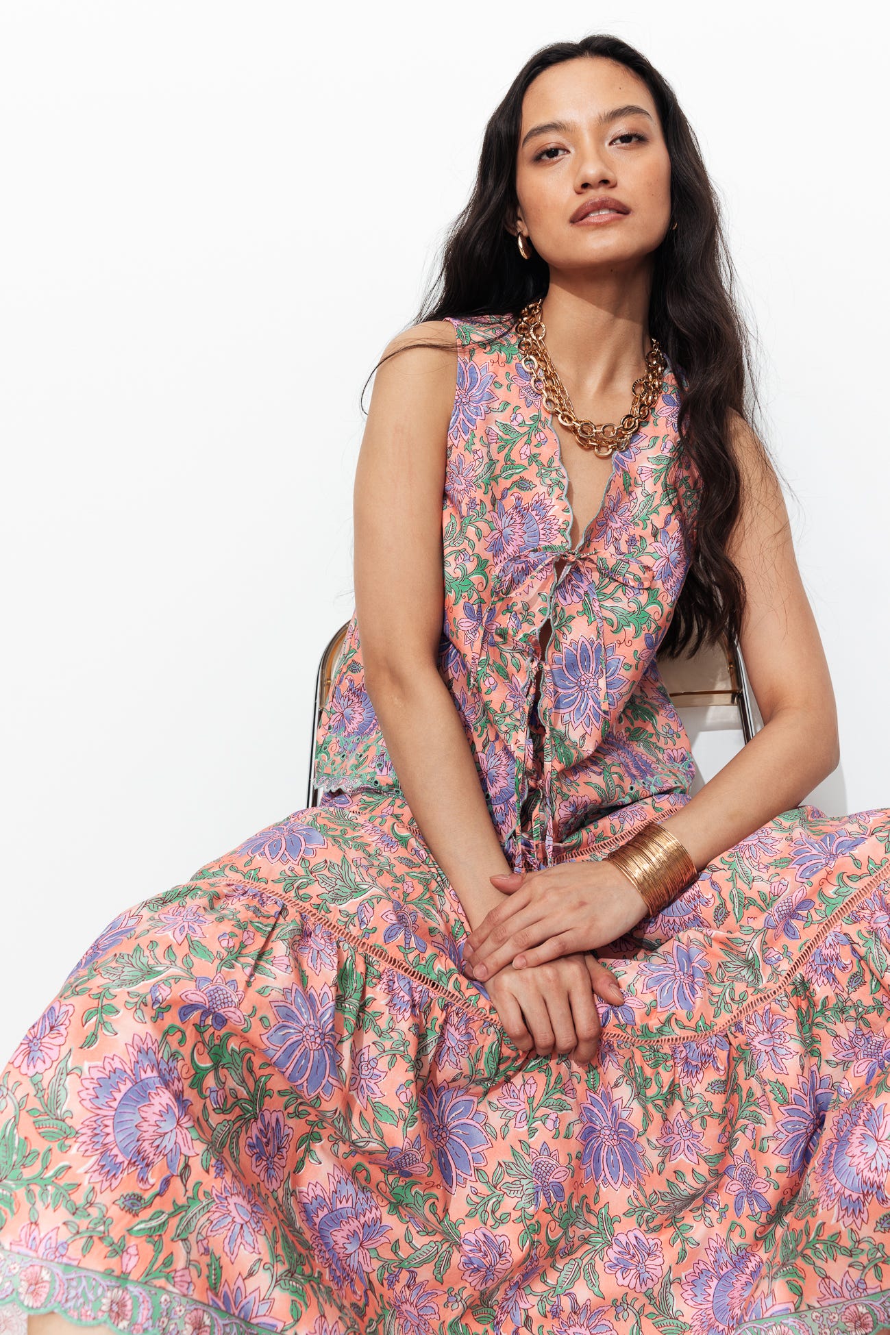 Top boléro sans manches Femme