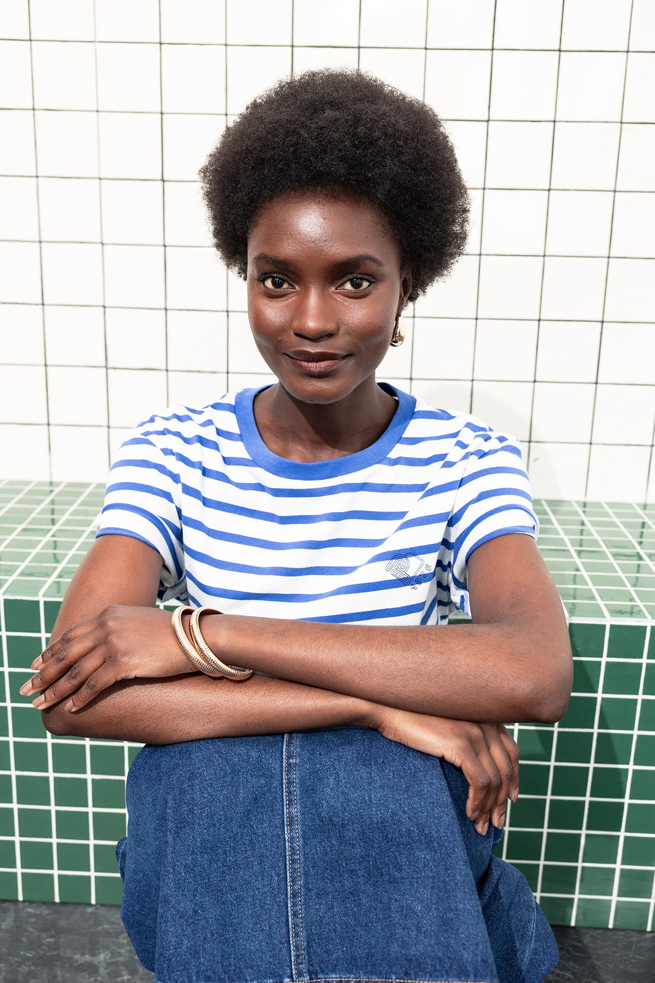Made in France striped top