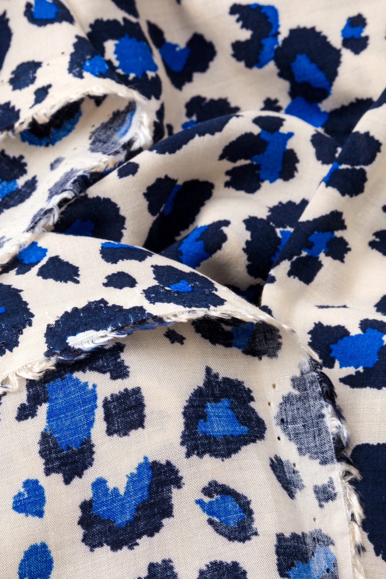 Coupon 3m en viscose léopard