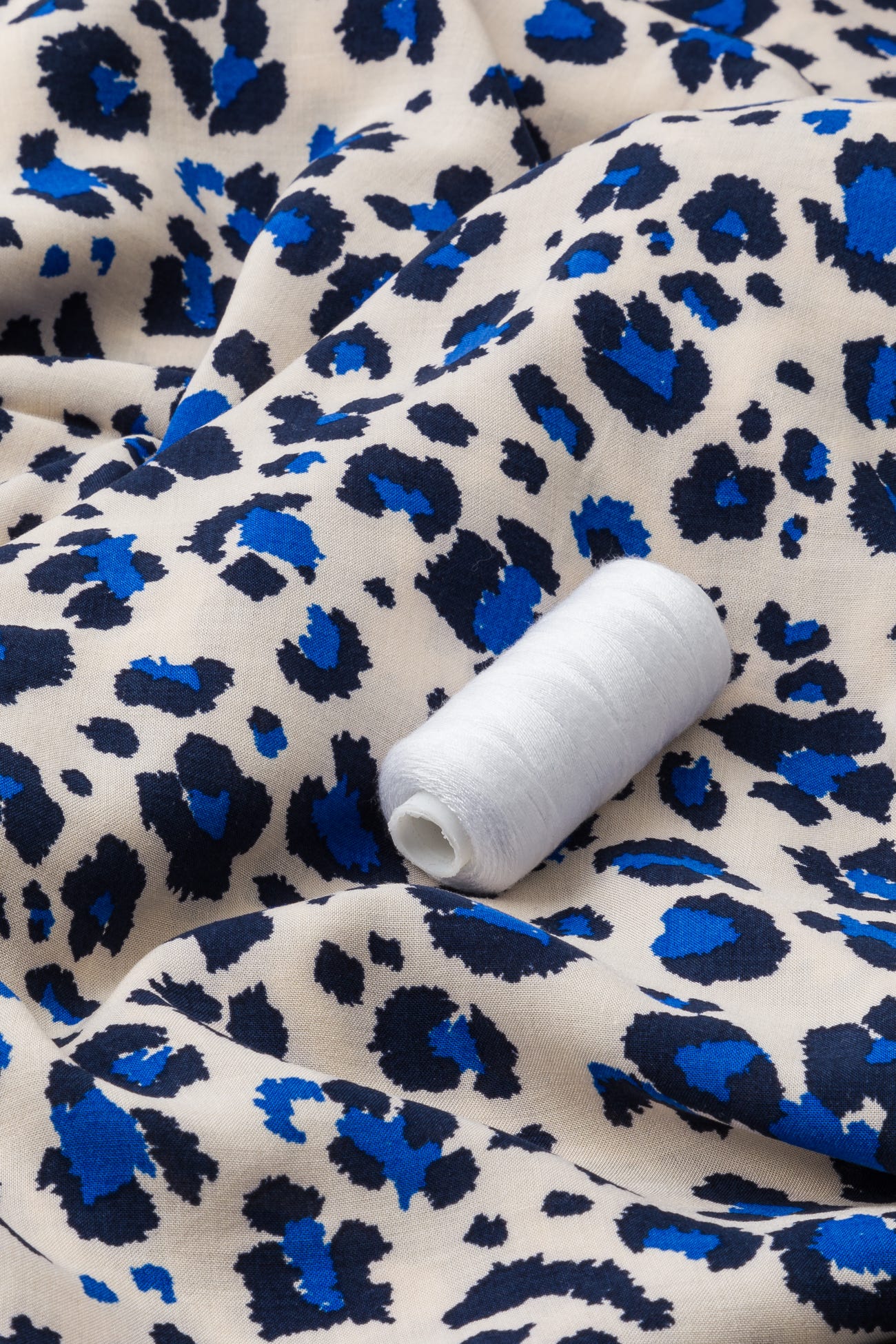 Coupon 3m en viscose léopard