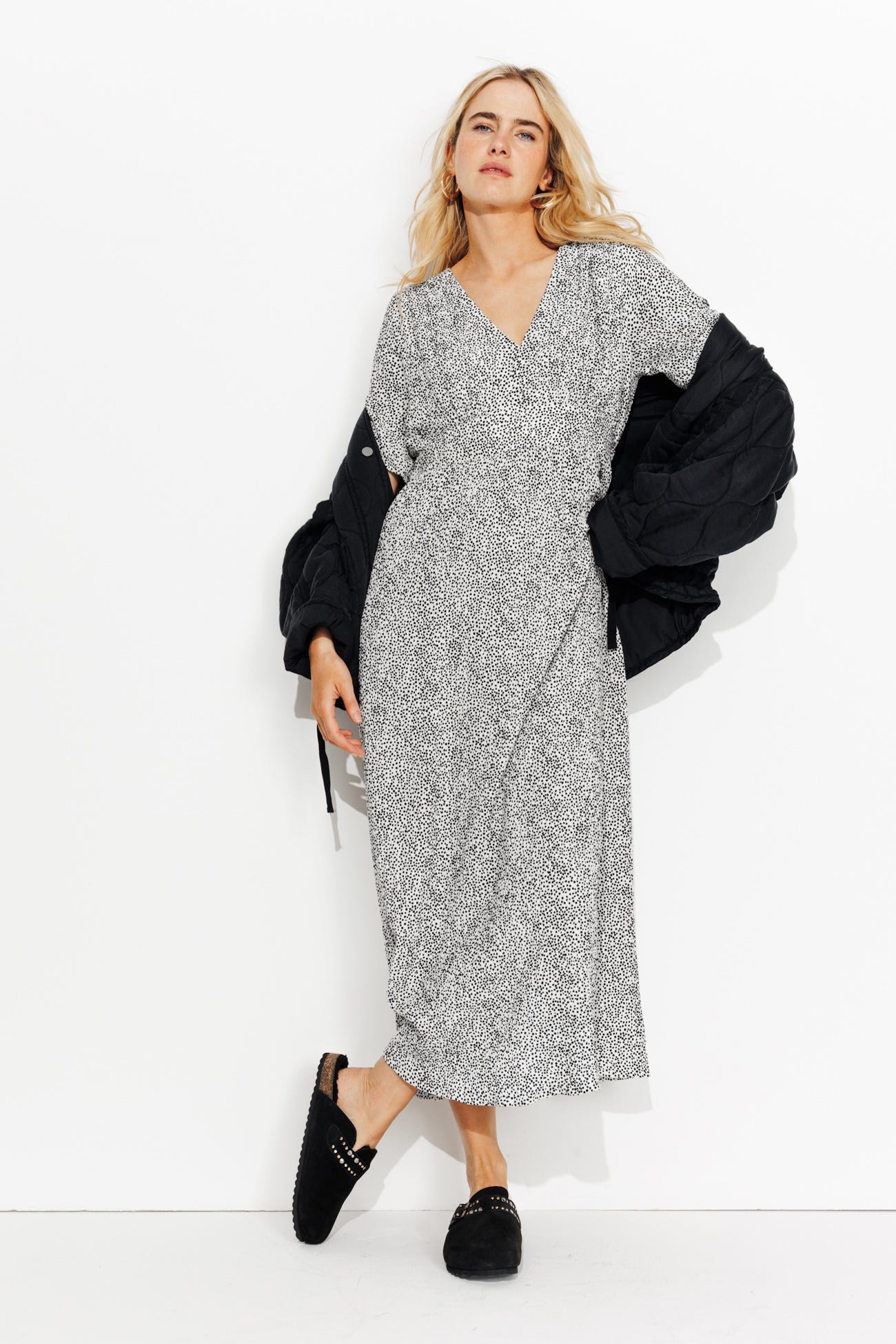 Robe longue imprimée Femme