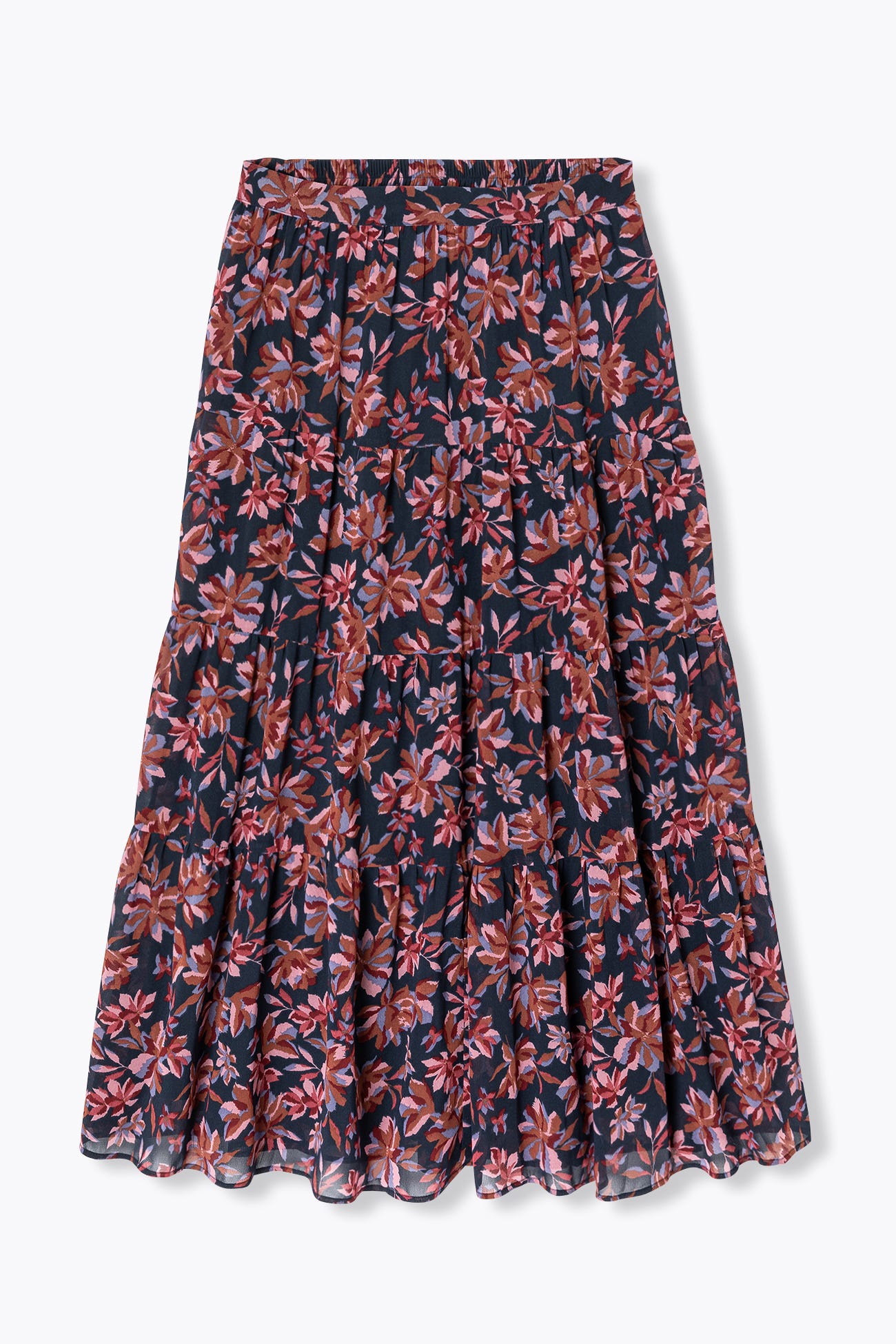 Longue jupe imprimée Femme