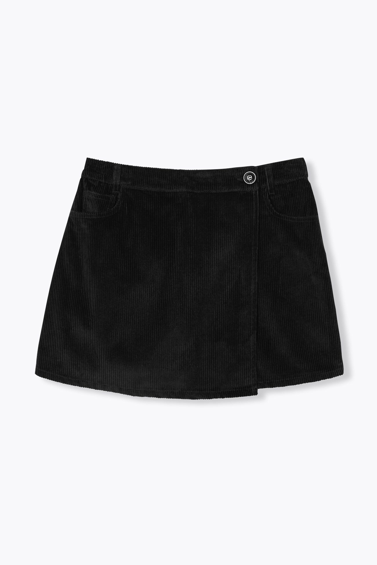 Jupe-short en velours Femme