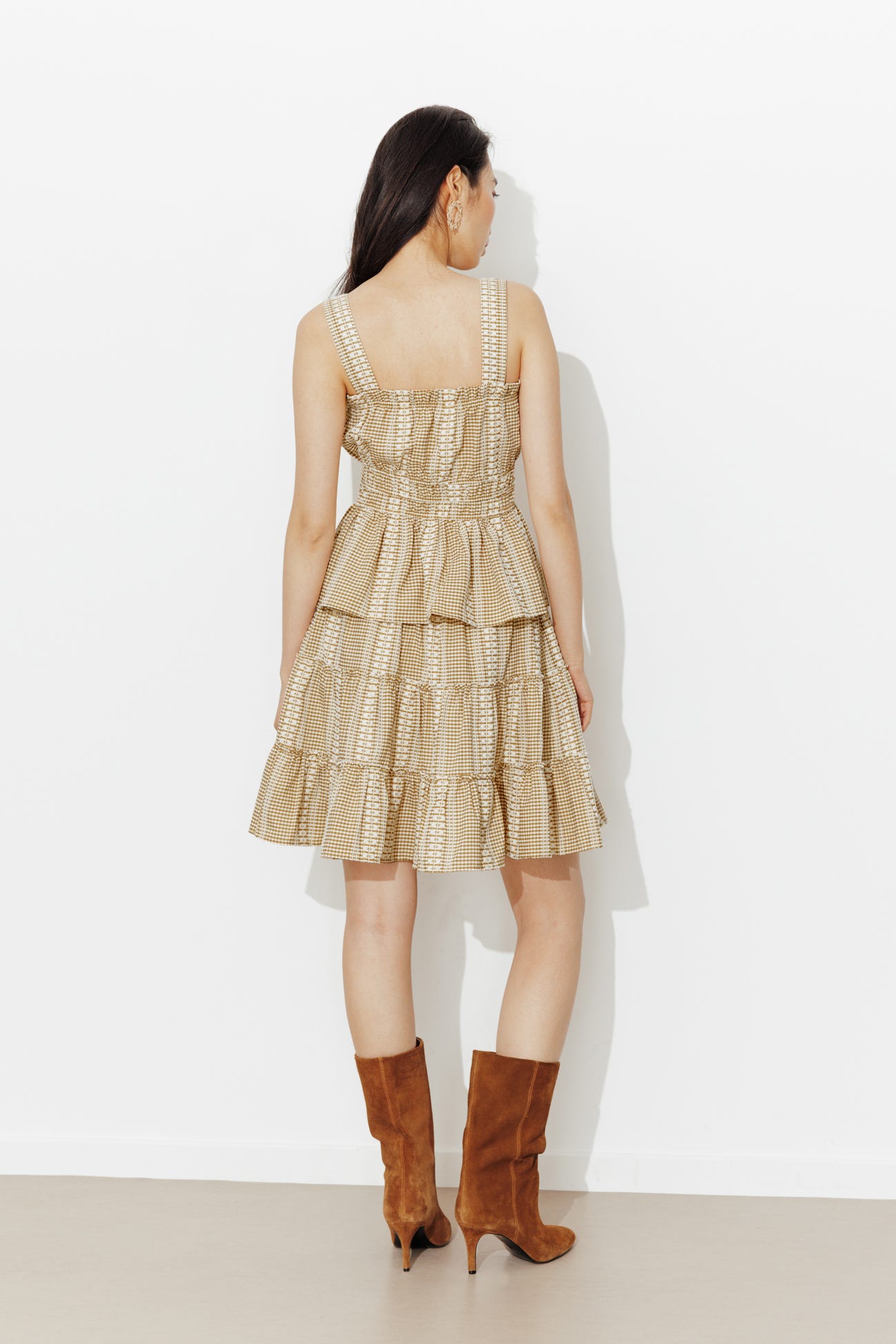 Jupe courte carreaux vichy