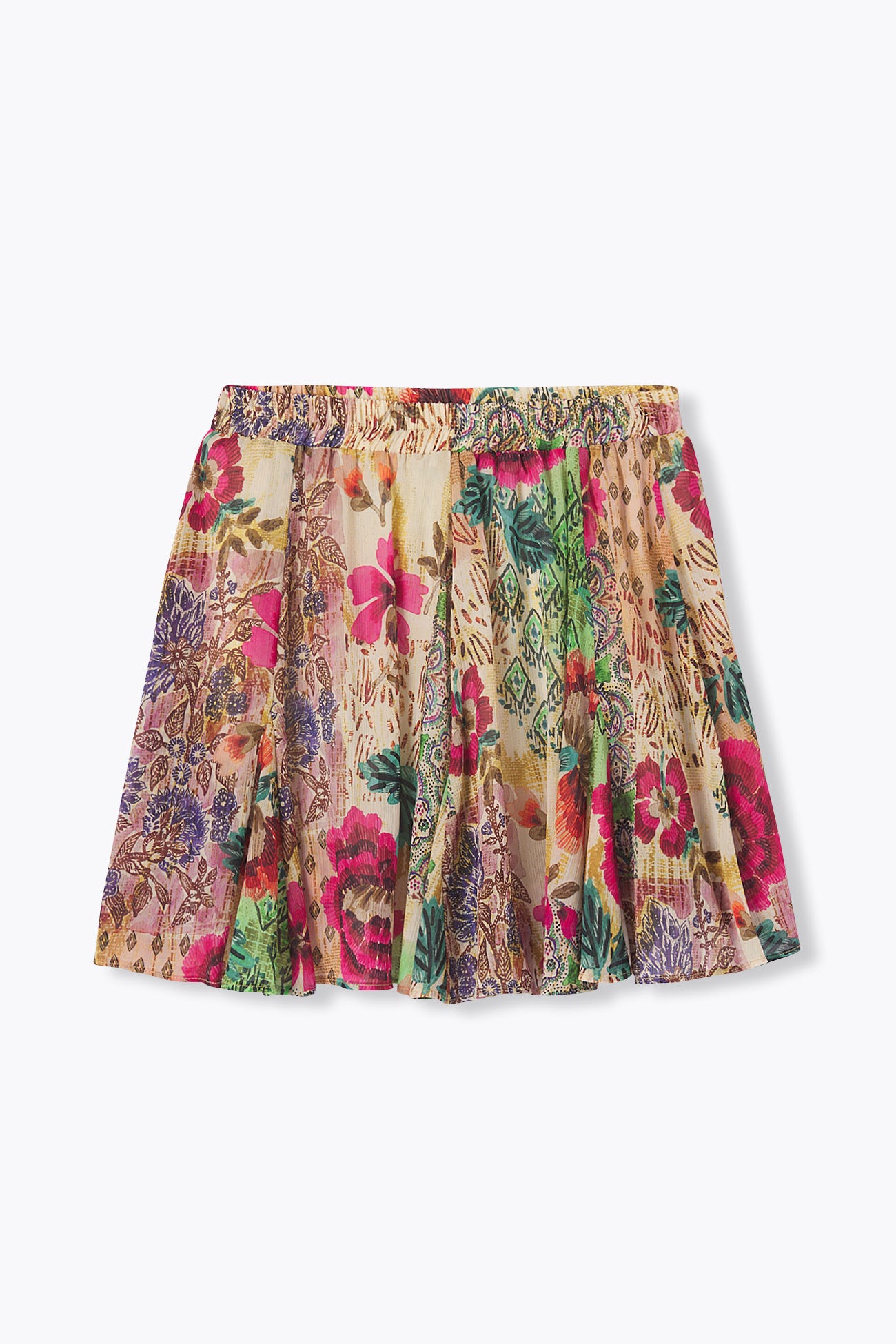 Jupe courte imprimée Femme