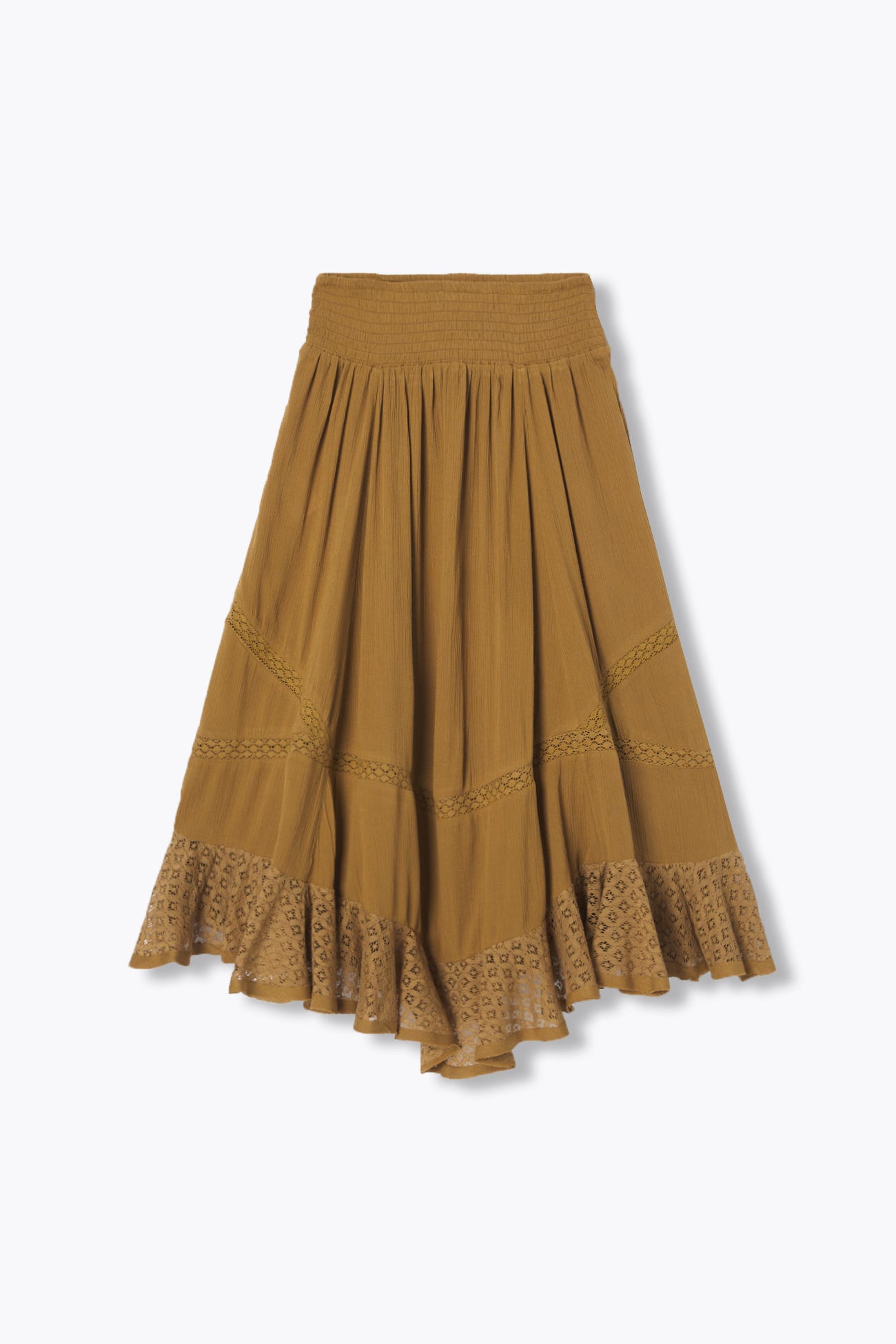 Jupe jupon détail dentelle