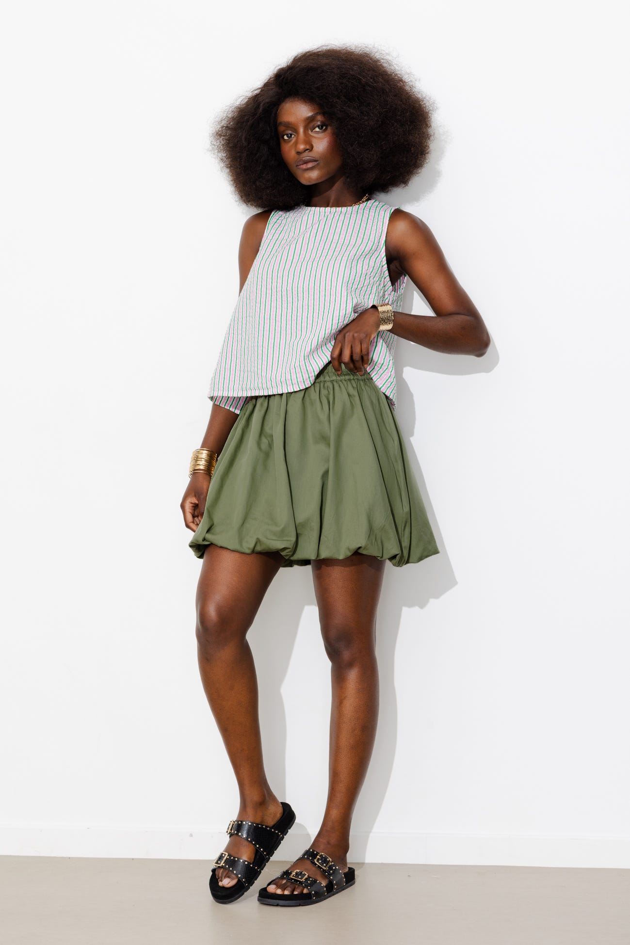 Jupe courte ballon Femme