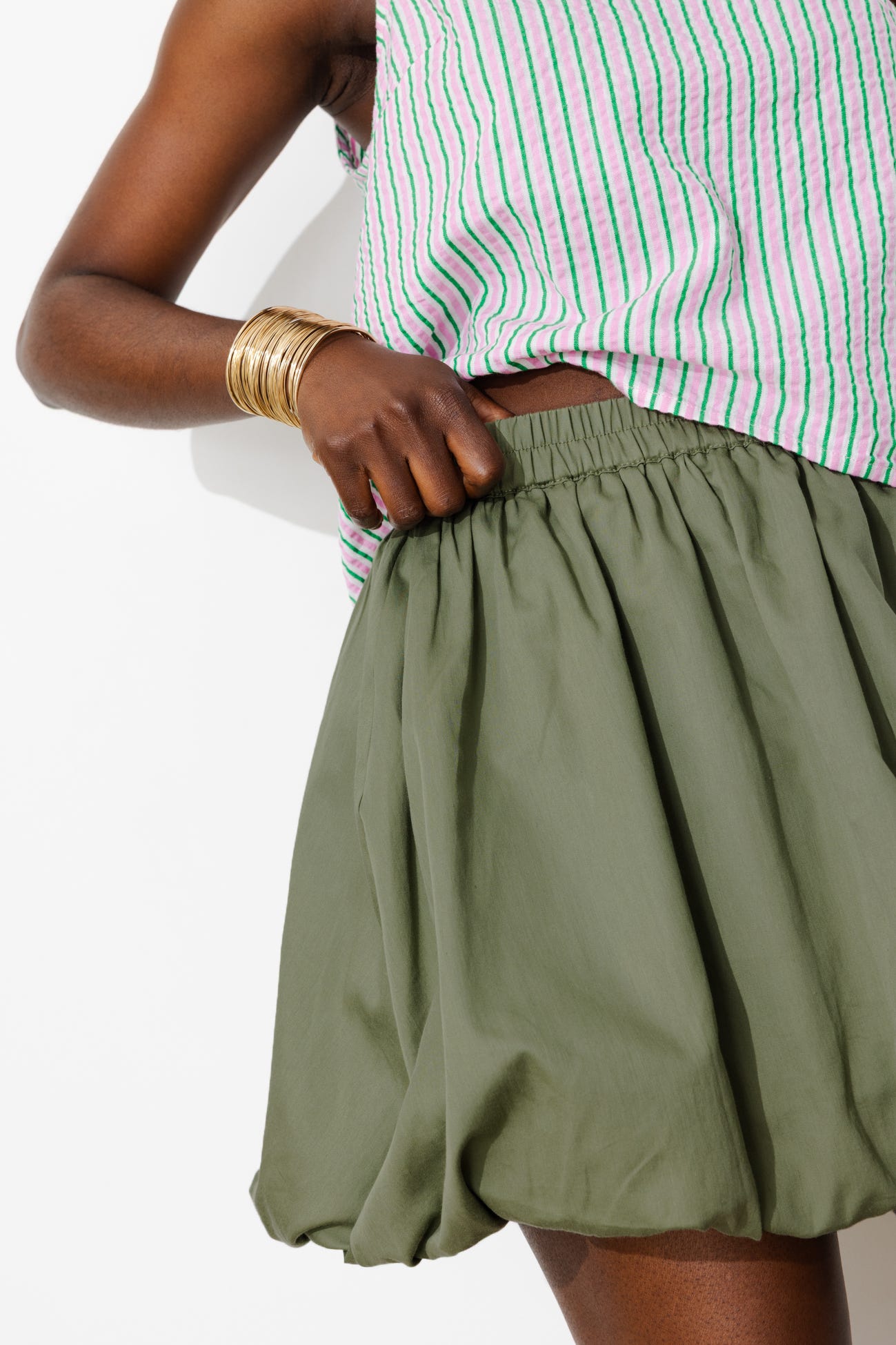 Jupe courte ballon Femme