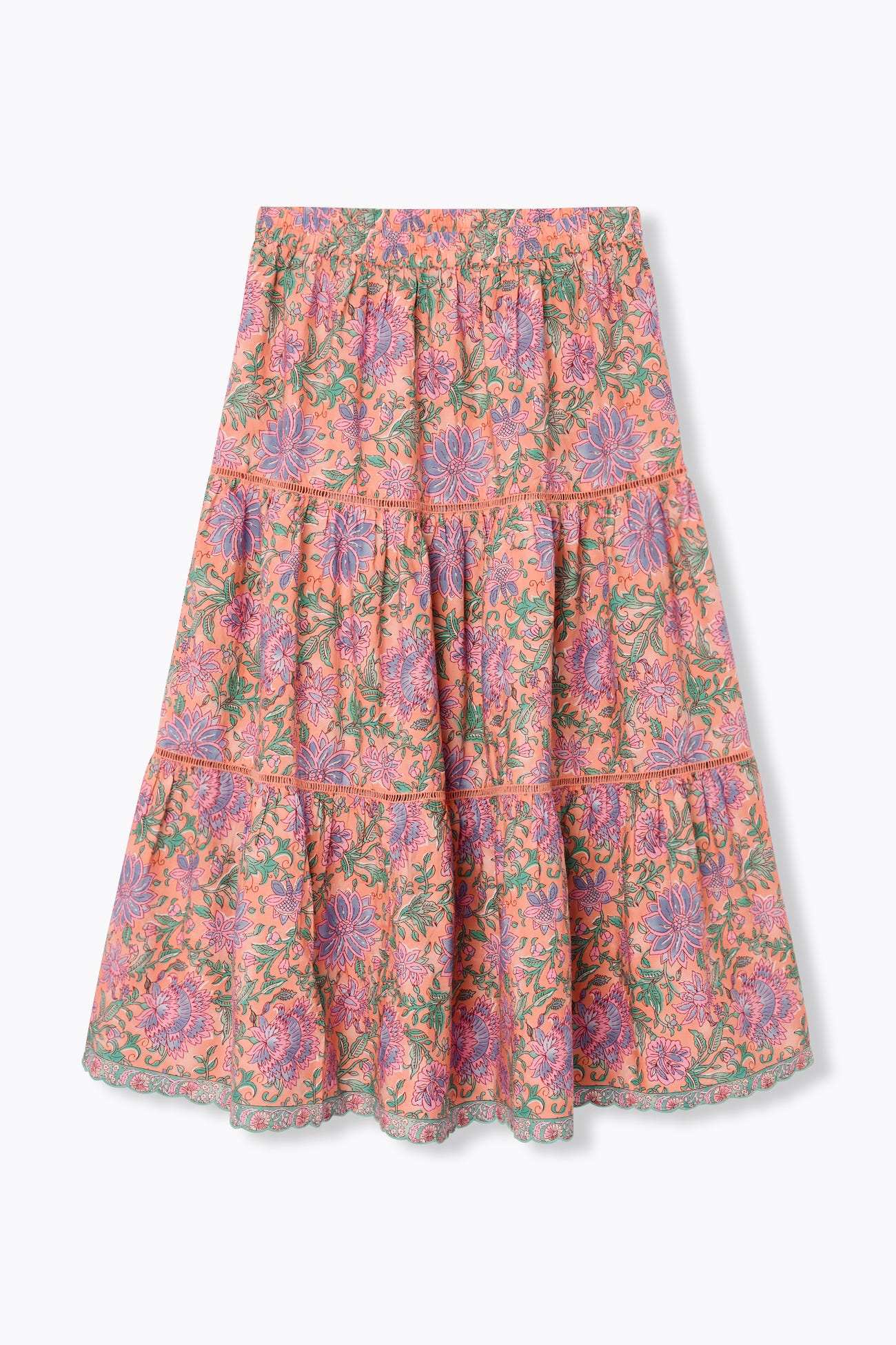 Jupe jupon imprimée Femme