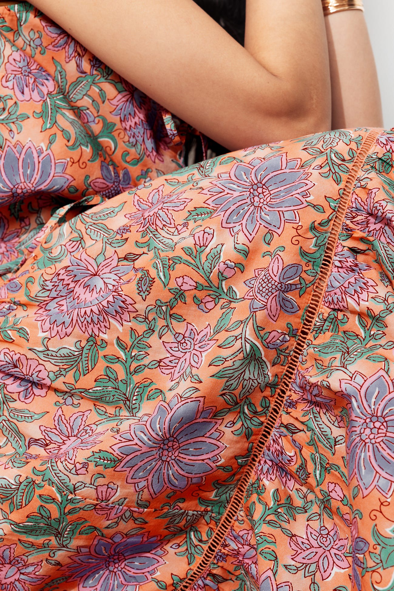 Jupe jupon imprimée Femme