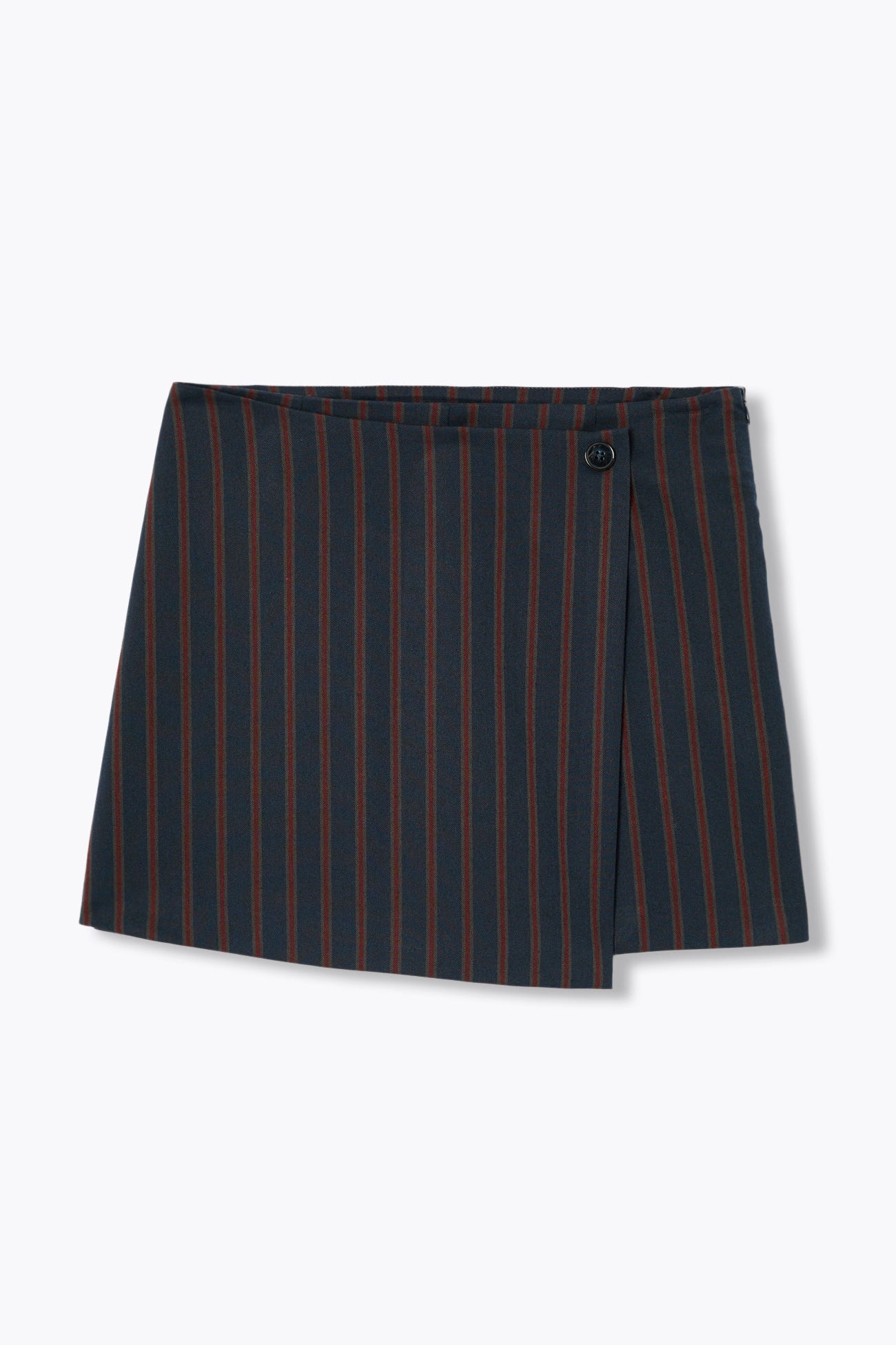 Mini jupe-short à rayures