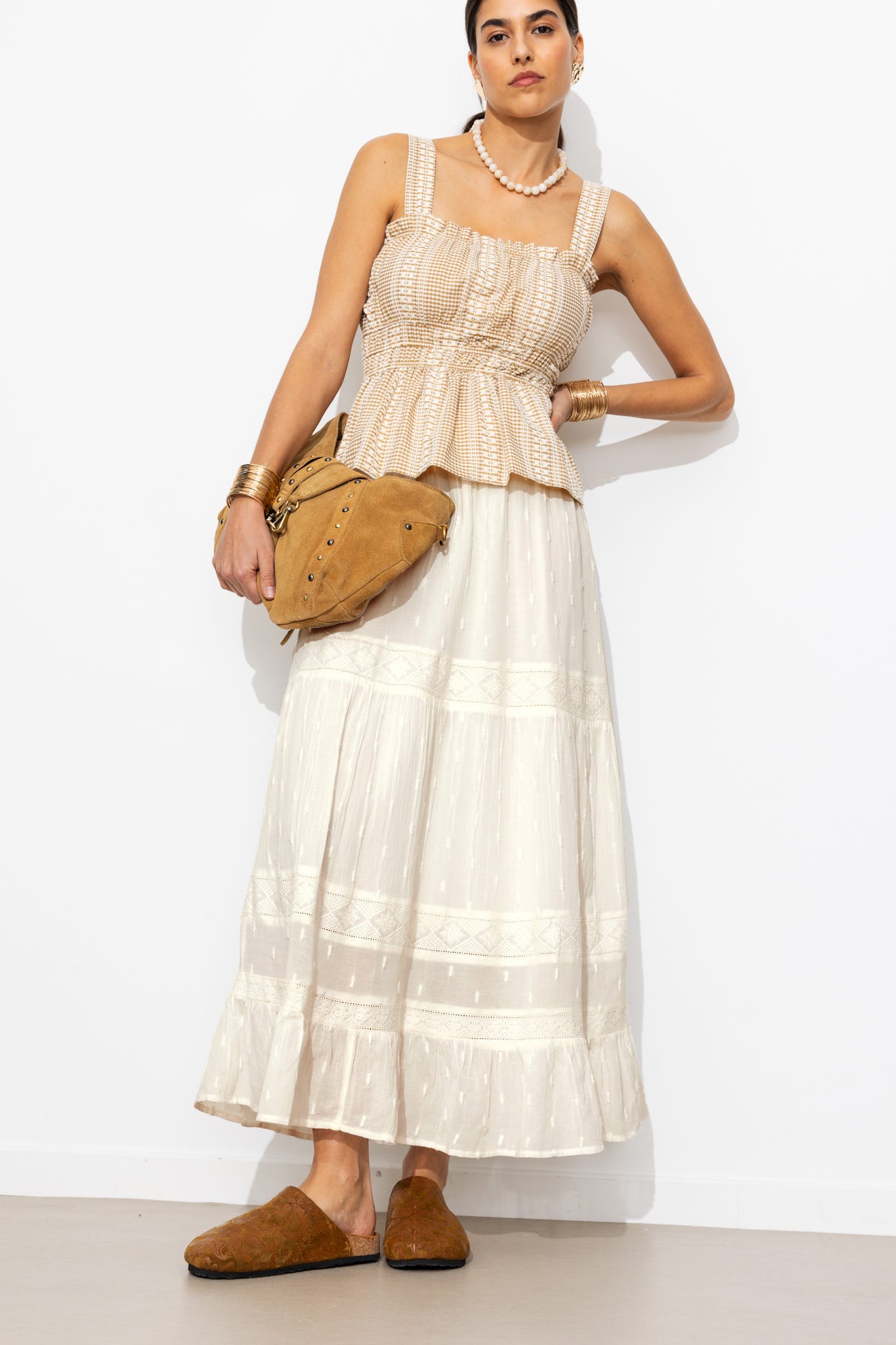 Longue jupe jupon Femme