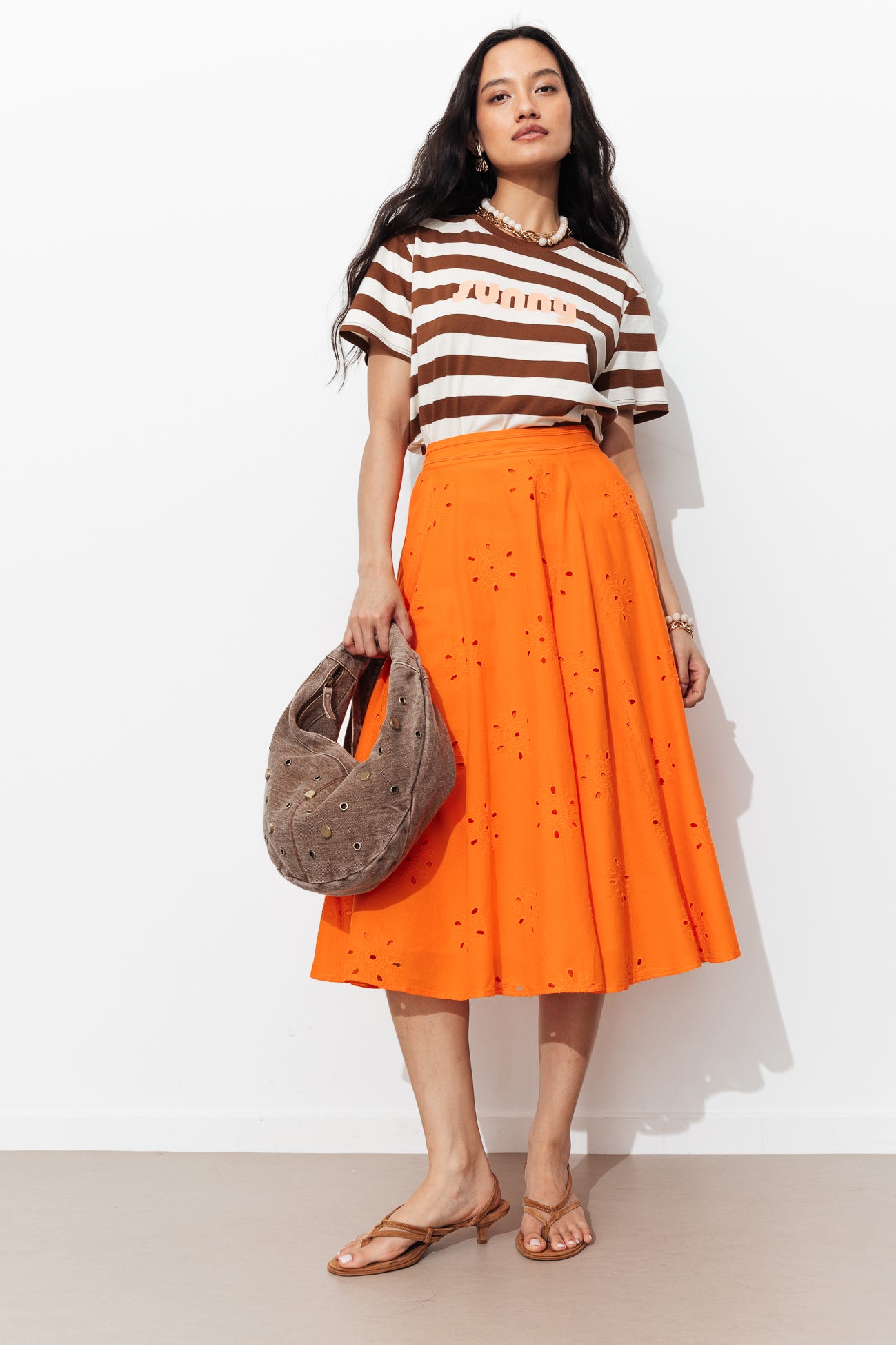 Broderie anglaise skirt