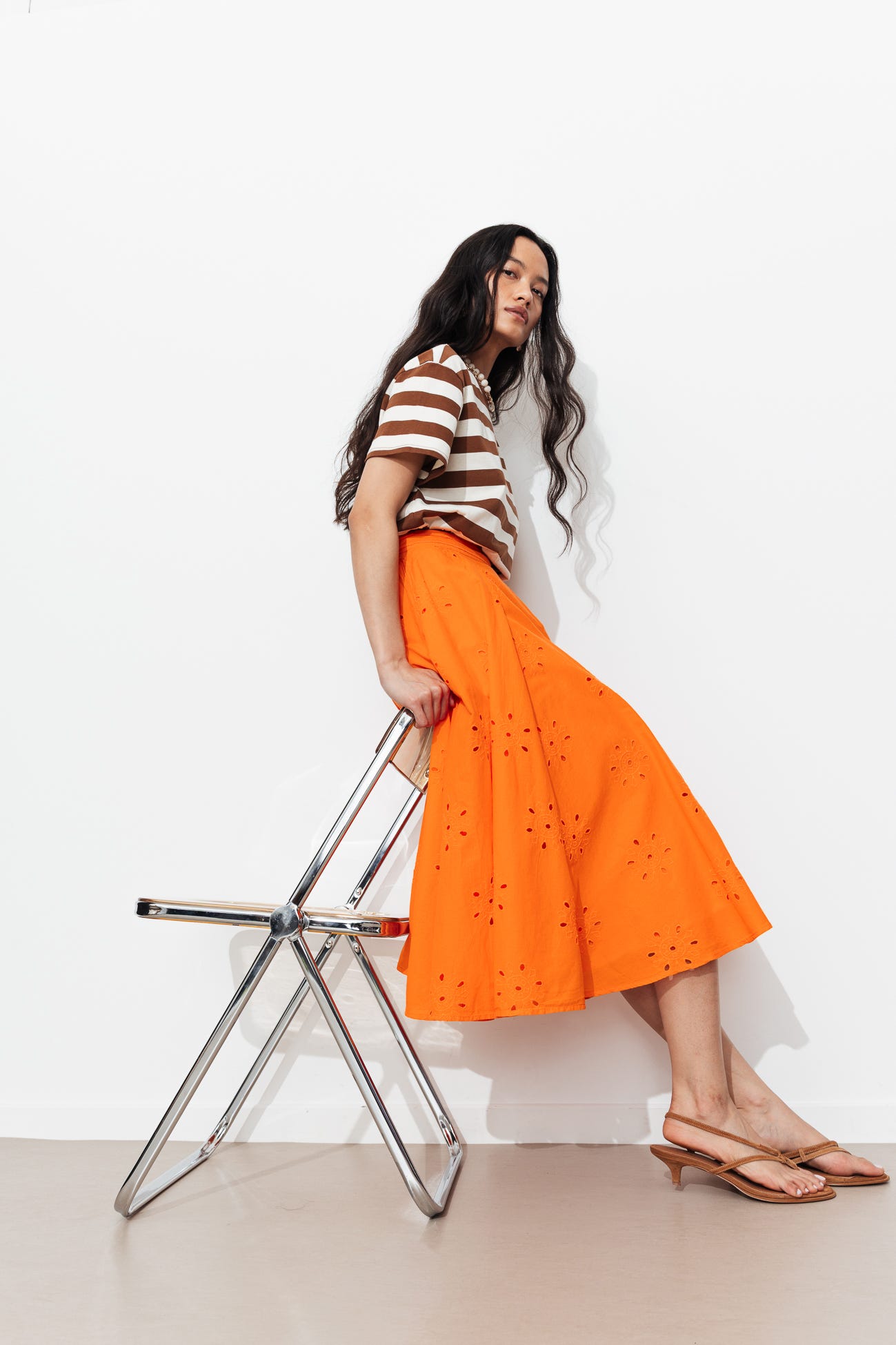 Broderie anglaise skirt