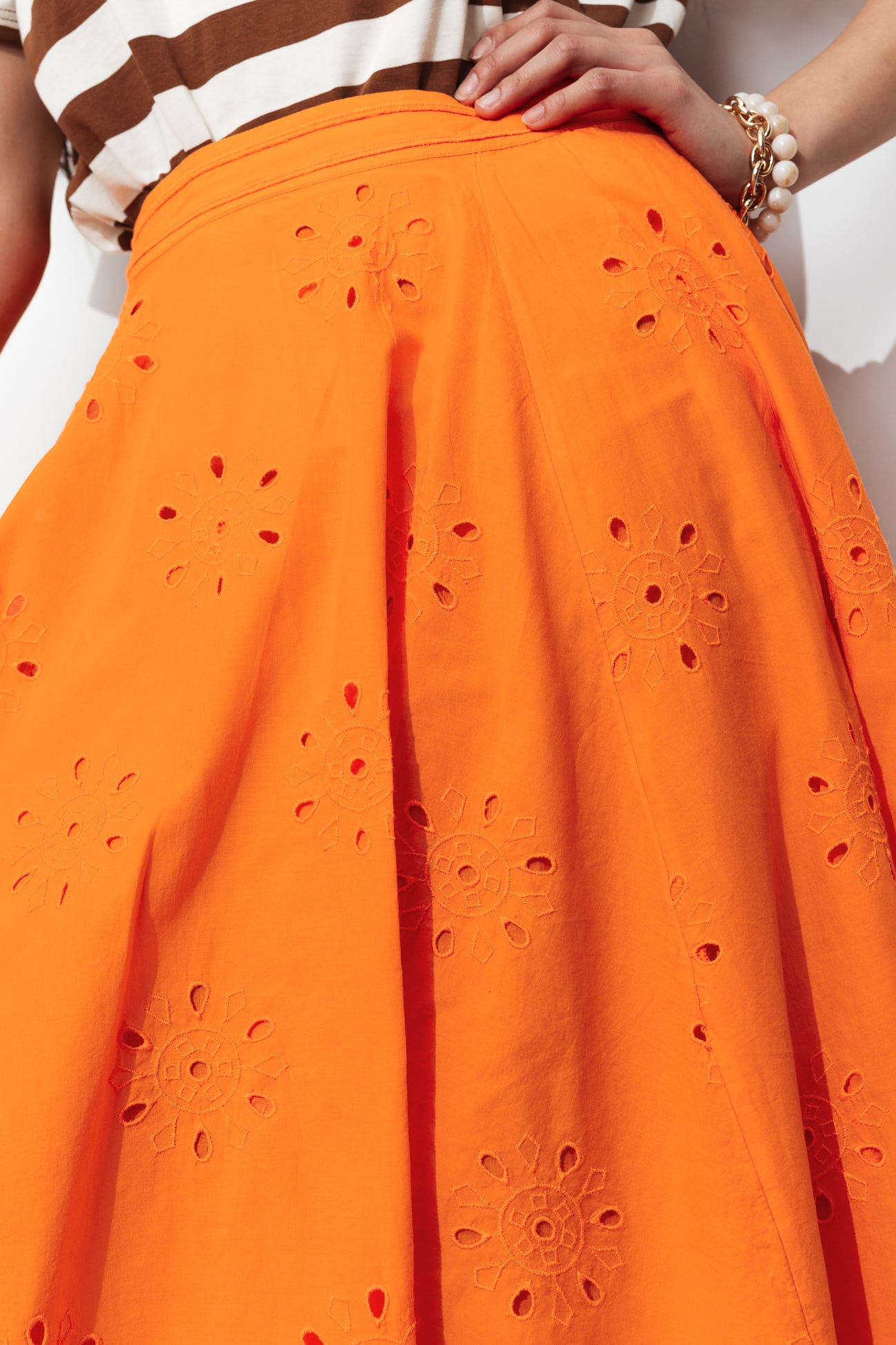 Broderie anglaise skirt