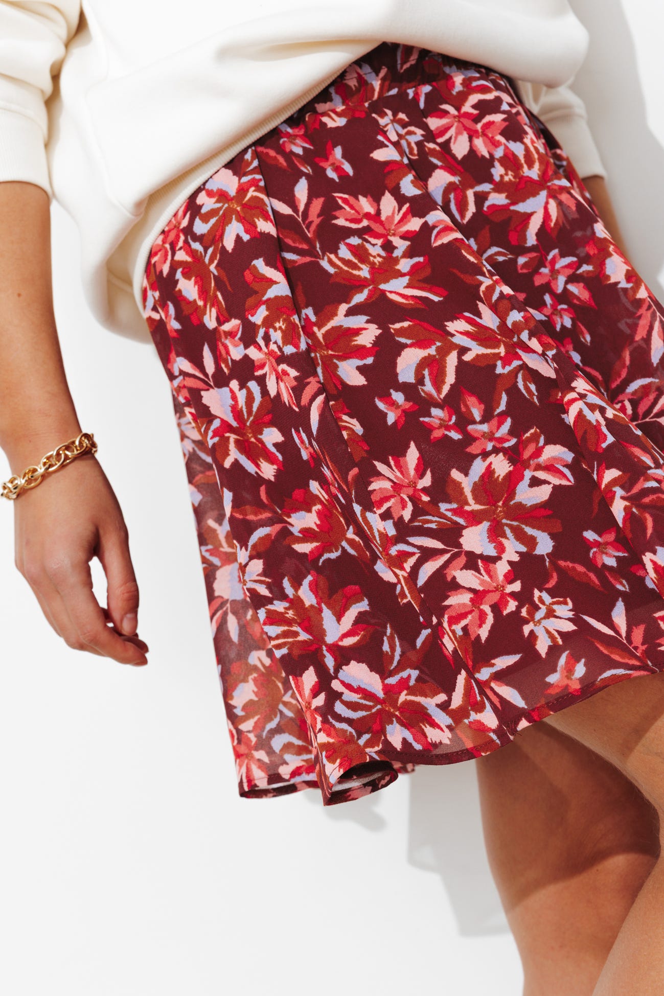 Gemusterter Minirock