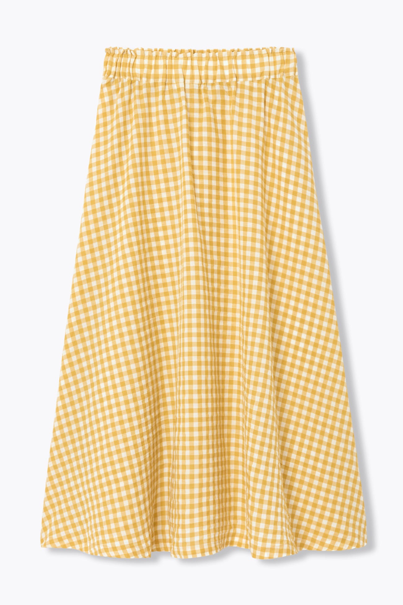 Gingham checked skirt