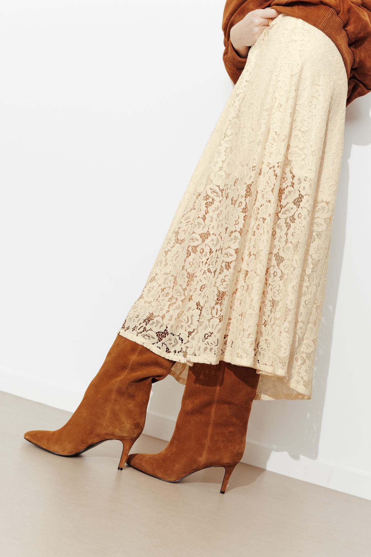 Jupe en dentelle Femme