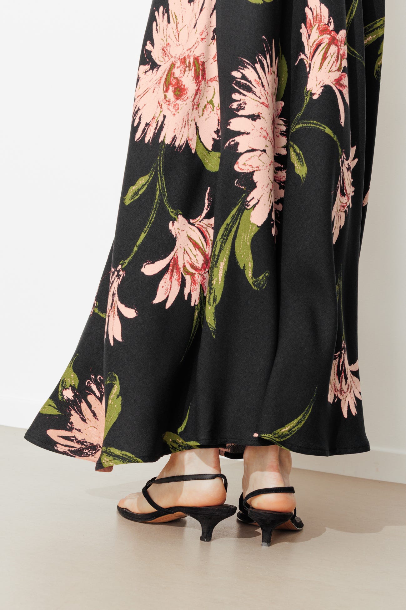 Jupe évasée imprimée Femme