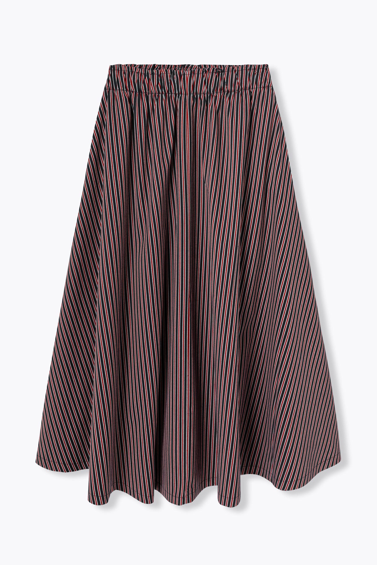 Gestreifter weiter Rock