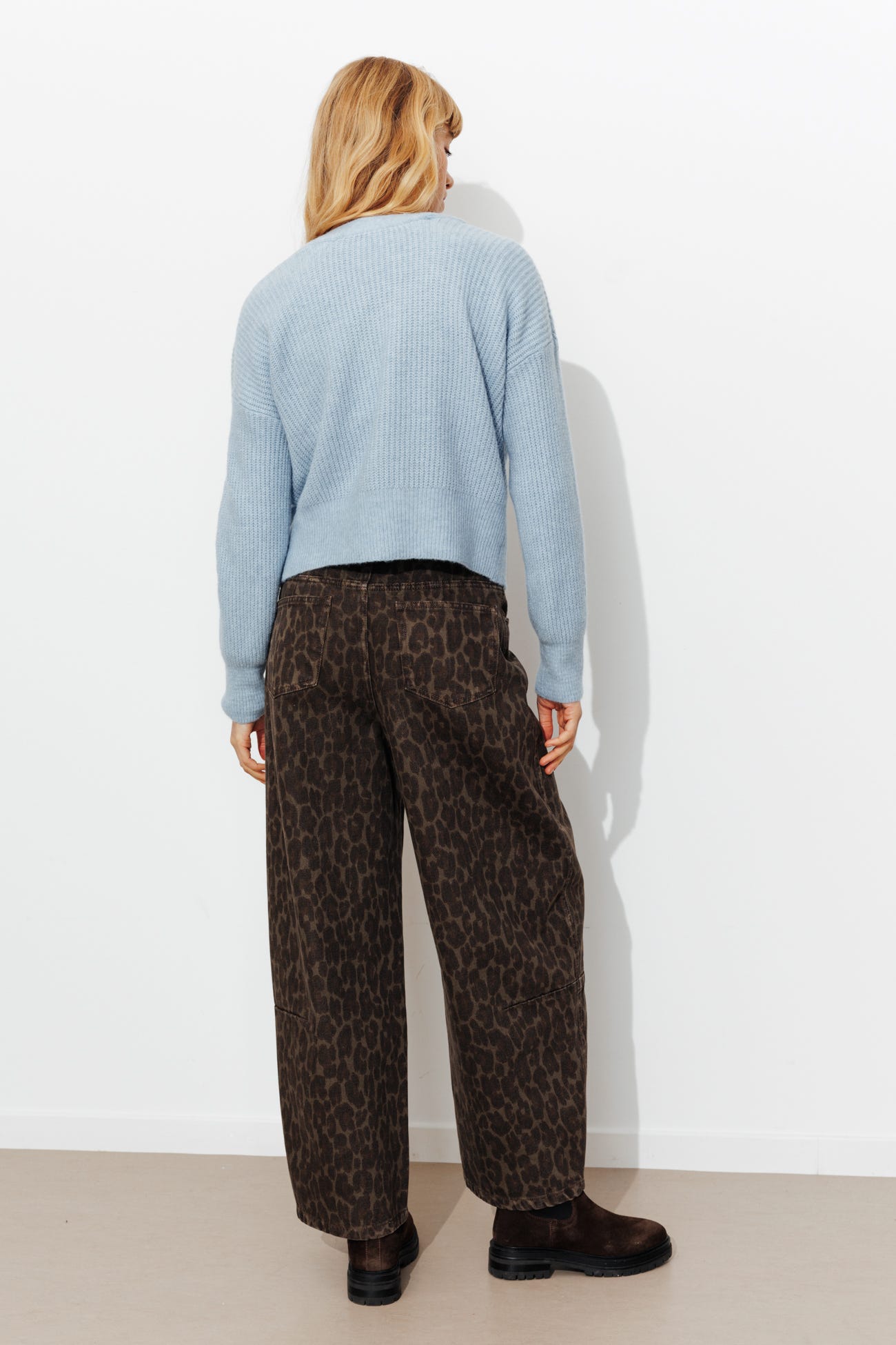 Pullover-Cardigan fronte/retro