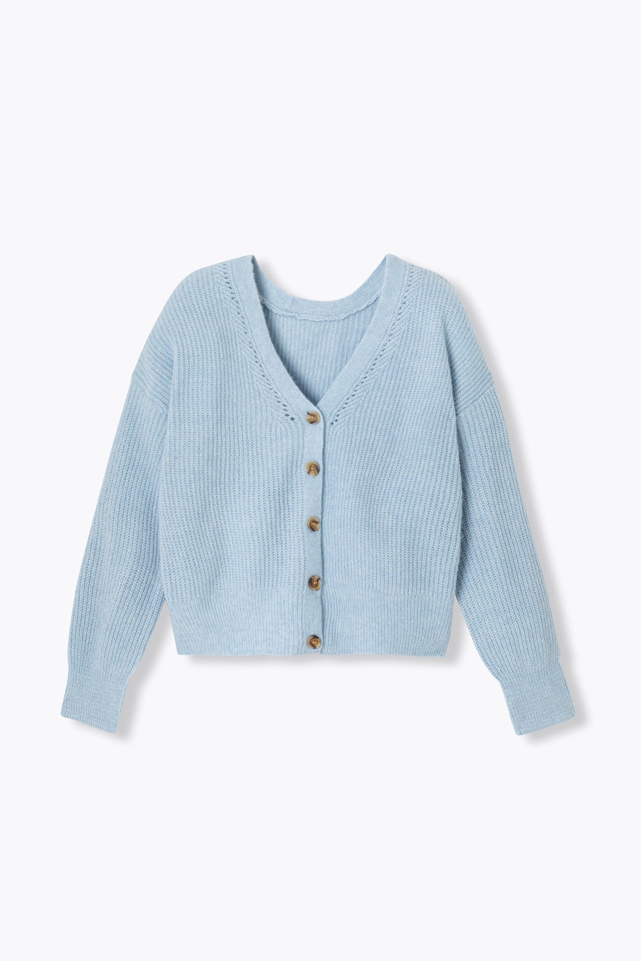 Pullover-Cardigan fronte/retro